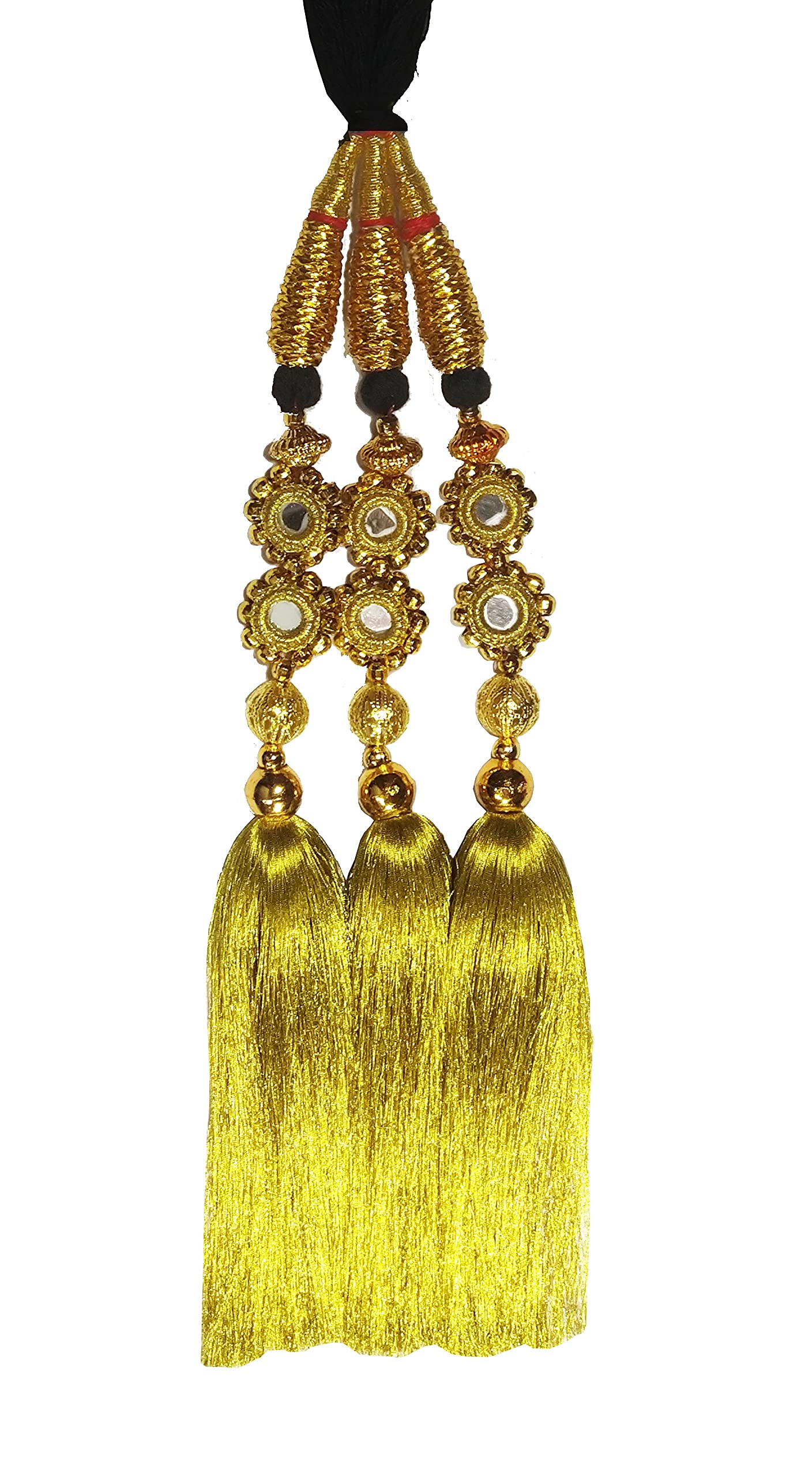 HARSHITANJAL Parandi Hair Extensions - Indian Braid Accessories for Women (HGS01) | Perfect for Weddings, Festivals & Cosplay