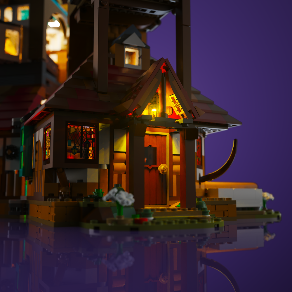 LEGO® Harry Potter The Burrow Light Kit for Collectors' Edition #76437 - DIY Lighting Set for LEGO Models, Perfect for Home Display & Harry Potter Fan Gifts
