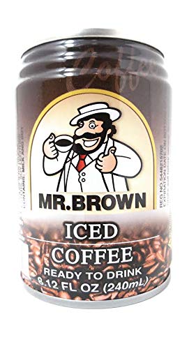 Mr. Brown Iced Coffee Original Flavor - 6 Pack Cans | Premium Ready-to-Drink Cold Brew for Office, Road Trips & Outdoor Activities