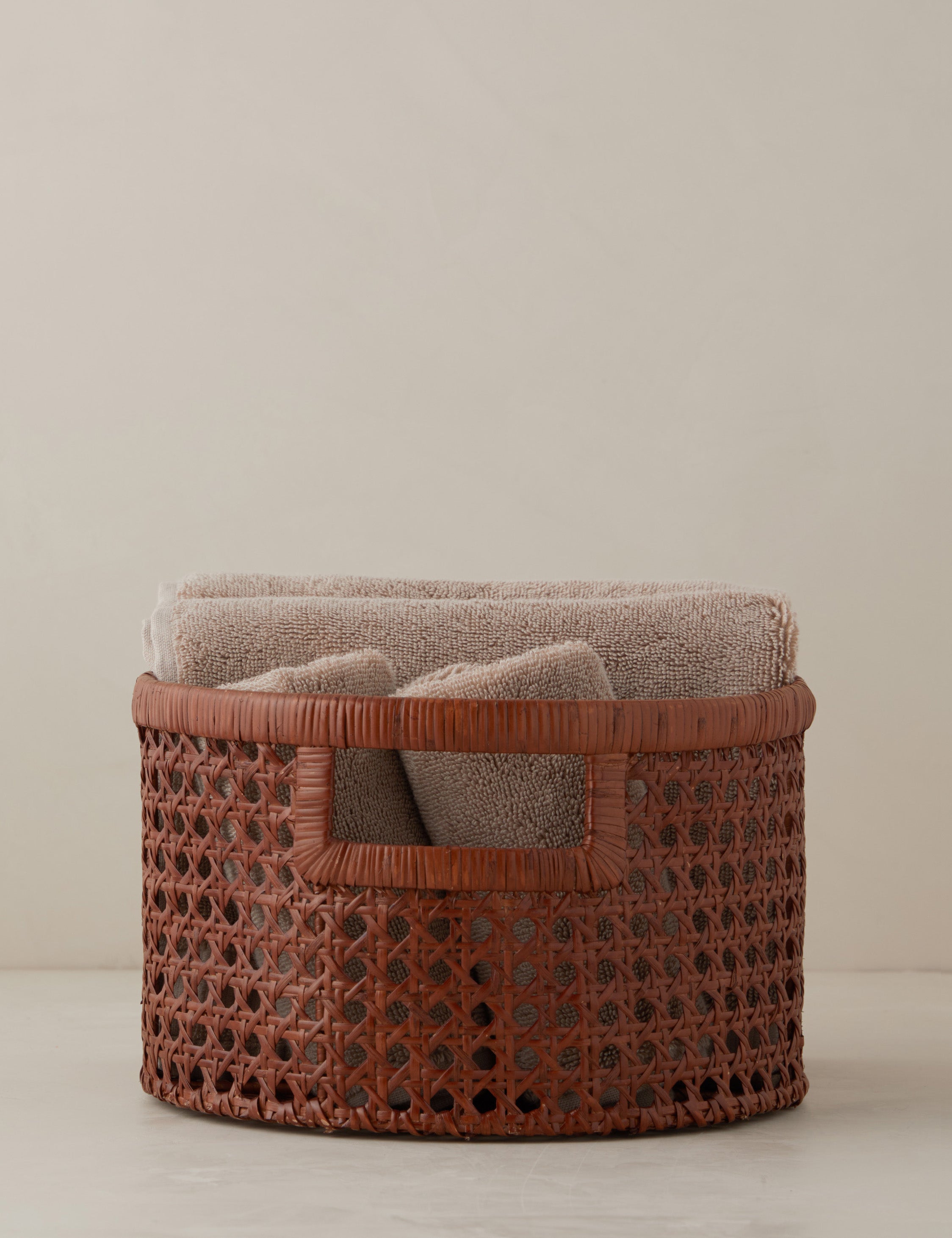 Handwoven Natural Rattan Cane Basket by Sarah Sherman Samuel - Perfect for Home Decor, Storage & Organization | Boho Chic Style for Living Room, Bedroom & Bathroom