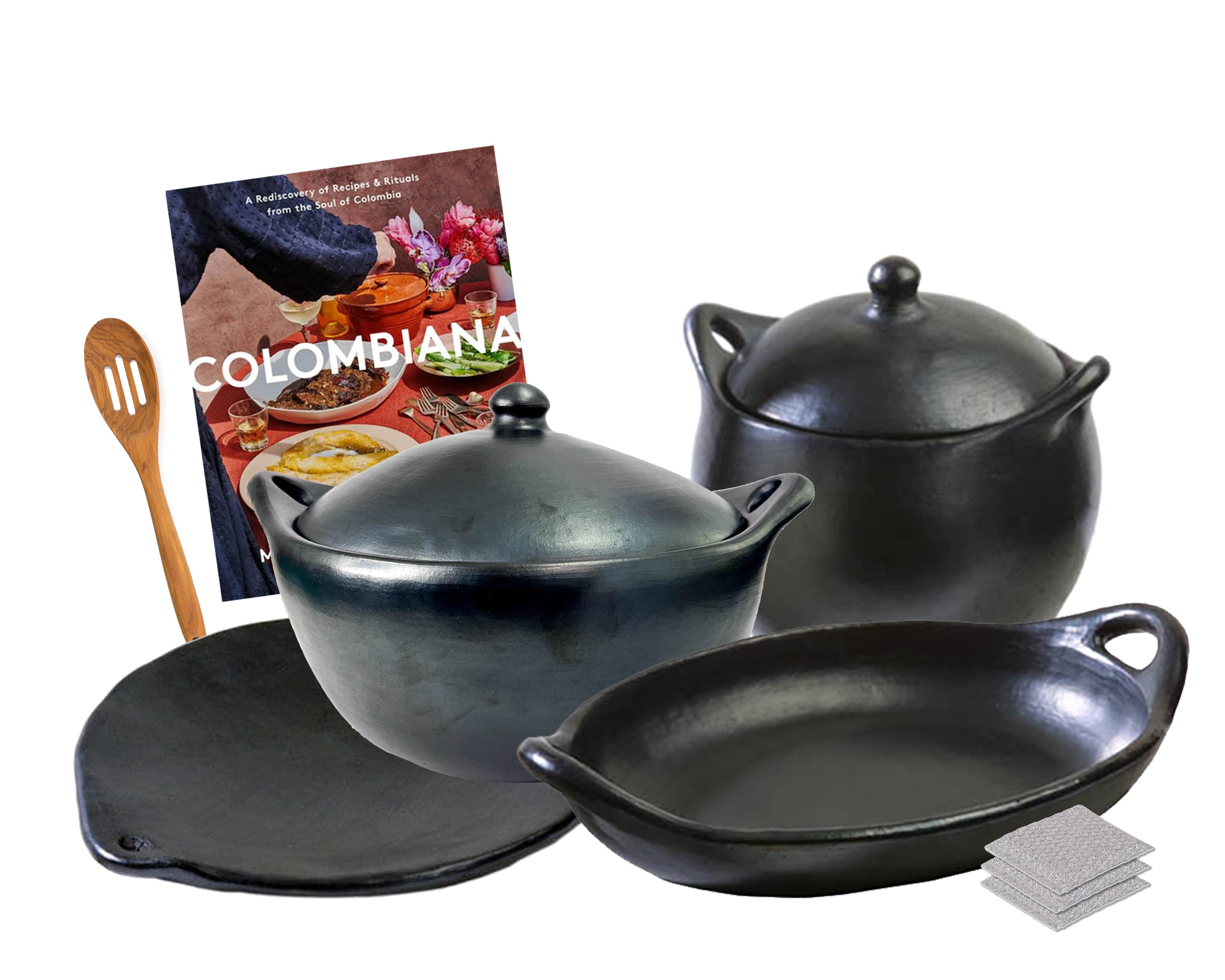 Colombiana Collection Chamba Gift Set - Handcrafted Colombian Pottery for Cooking & Serving - Perfect for Home Chefs & Entertaining