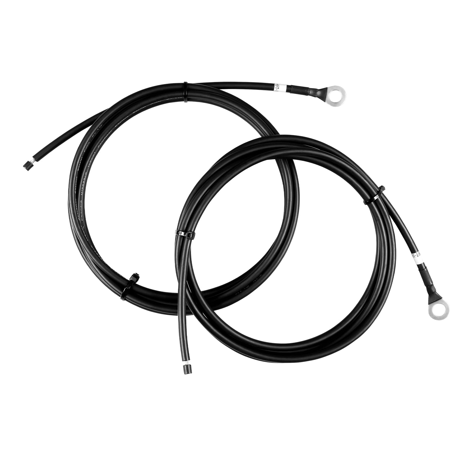 HQST 8FT 10 AWG Copper Tray Cable - Heavy Duty Solar Battery Connector for Charge Controllers & Power Systems | Perfect for RV, Marine, and Off-Grid Solar Installations