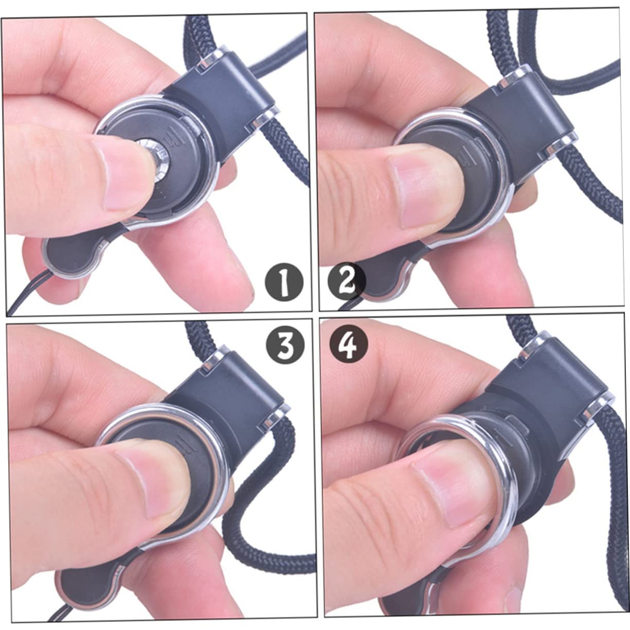 5pcs Mesh Lanyard with Memo Holder - Adjustable Phone Neck Strap ID Badge Holder for Work, School & Events - Stylish Cell Phone Jewelry Rope for iPhone Android Smartphones