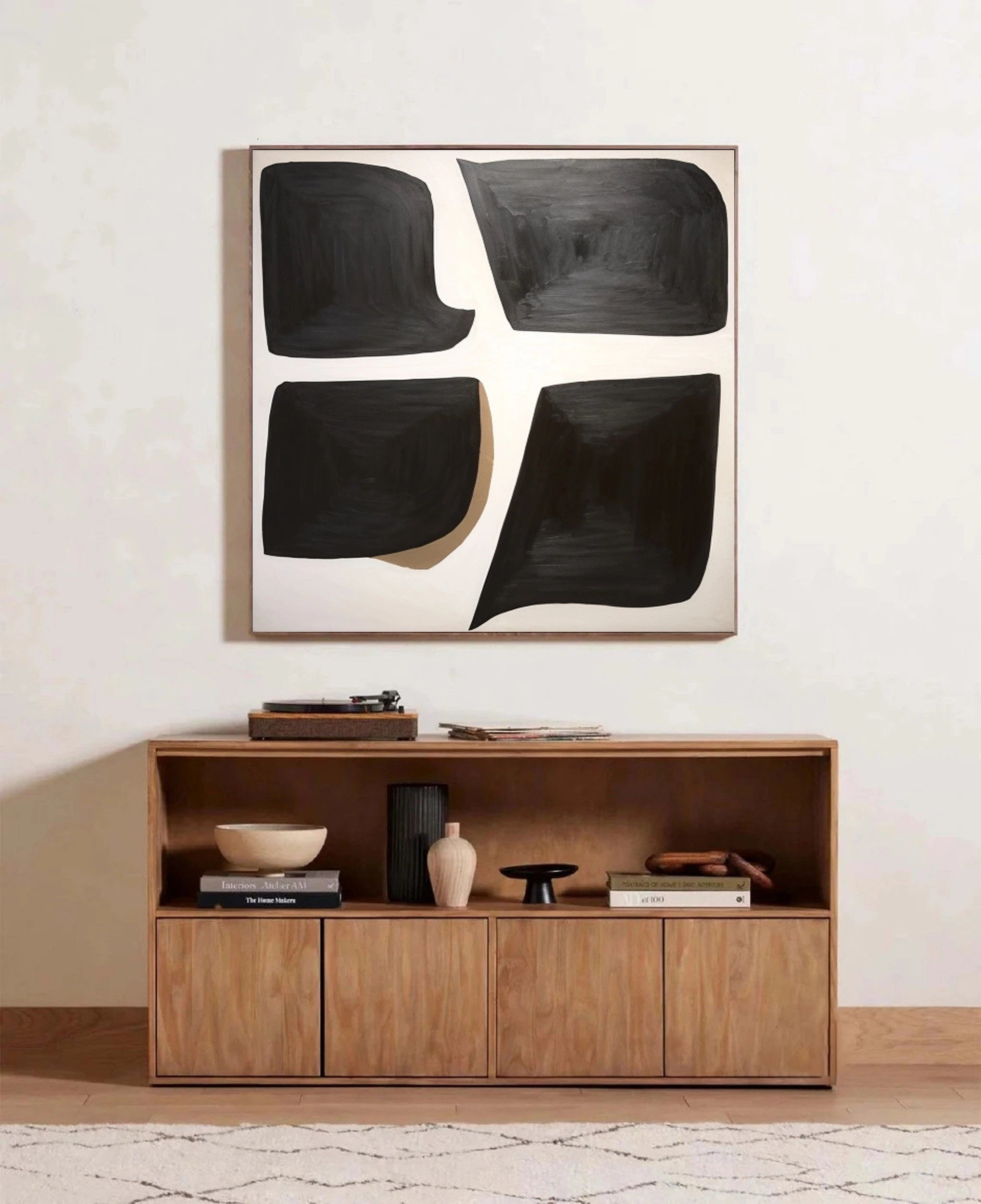 Abstract Tranquility Art Painting #WS103 - Modern Canvas Wall Decor for Living Room, Bedroom & Office - Perfect for Home & Office Decor