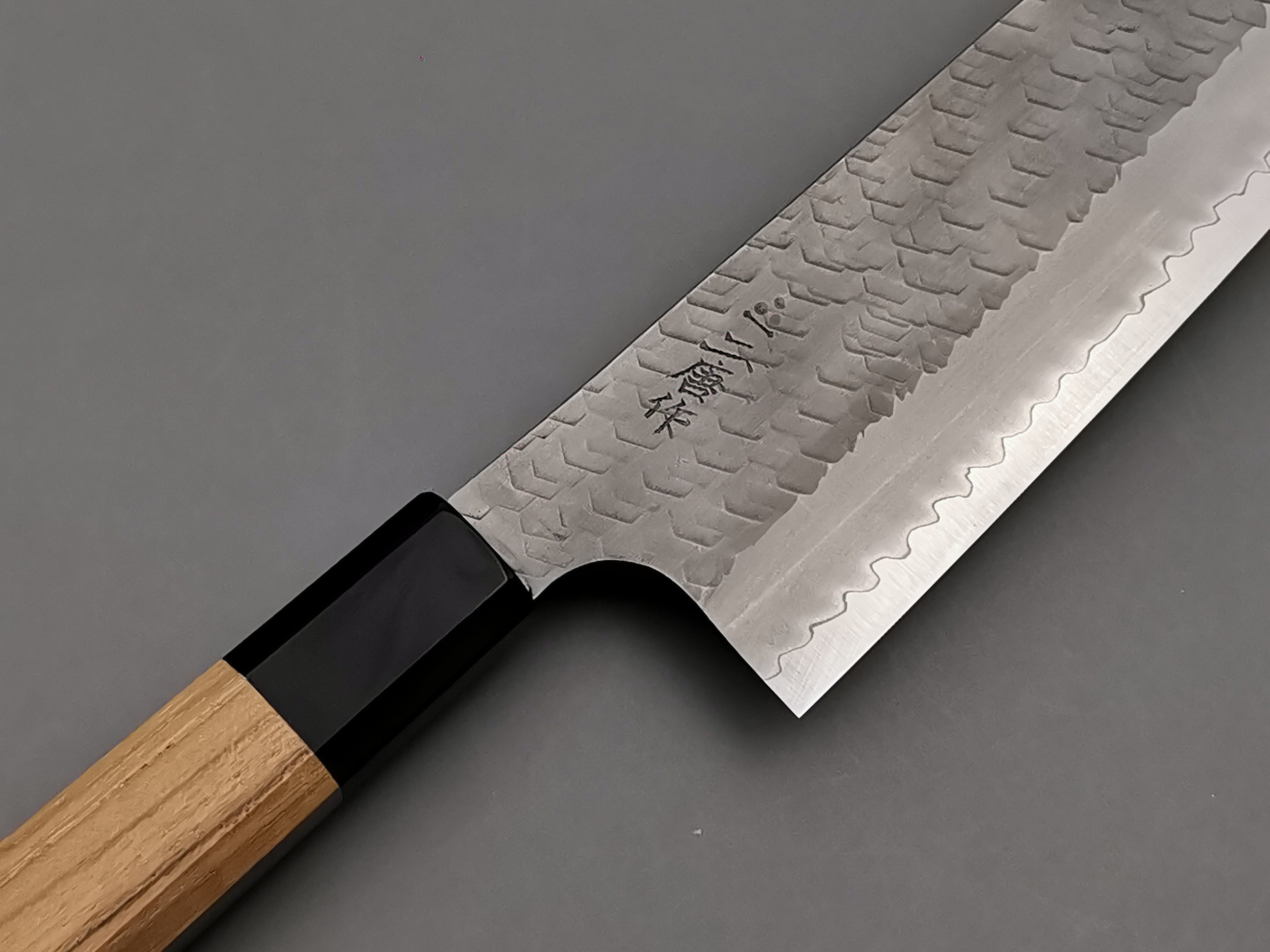 Premium Nigara Hamono SG2 Tsuchime Nakiri Knife - Japanese Damascus Steel Vegetable Chopper for Professional Chefs & Home Cooking - Perfect for Slicing, Dicing & Precision Vegetable Prep