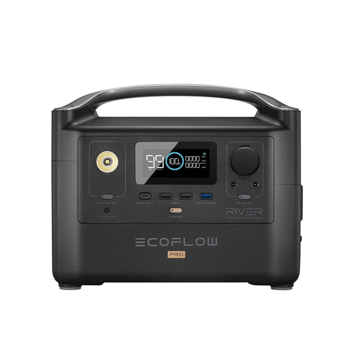 EcoFlow RIVER Pro 720Wh Portable Power Station - Certified Refurbished | Solar Generator for Camping, RV, Emergencies & Outdoor Adventures