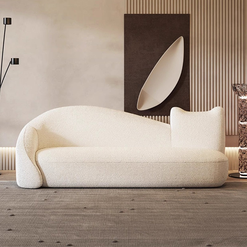 Luxury White Sofa Set for Living Room - Modern Designer Furniture for Home Decor | Perfect for Apartments, Lounge & Entertainment Areas
