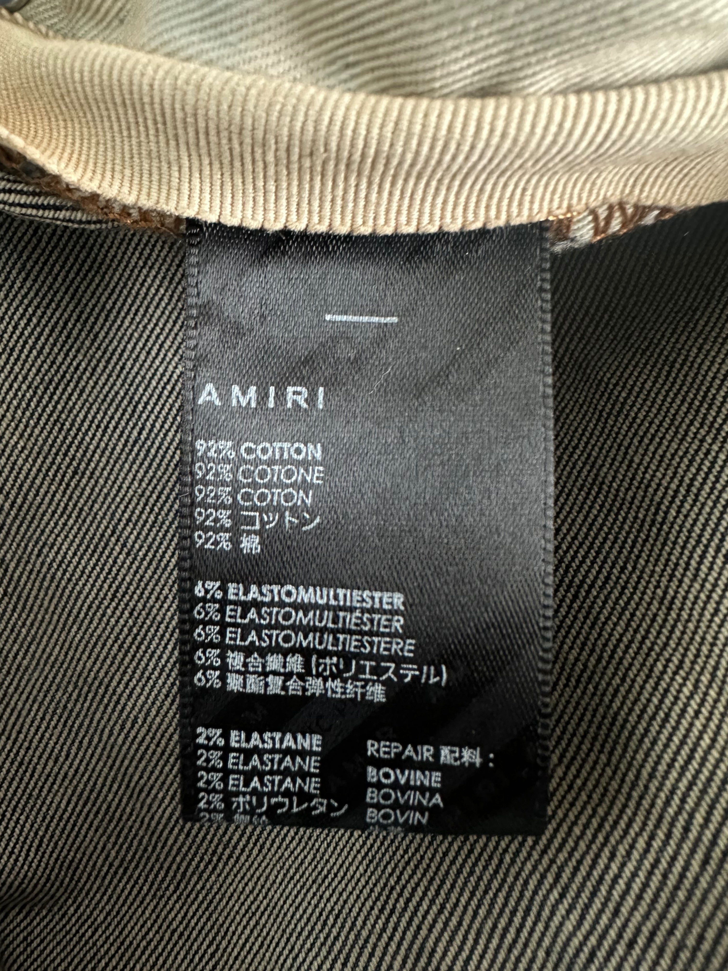 Amiri Indigo Black Core Applique Logo Jeans - Premium Designer Denim for Men | Perfect for Casual Wear, Night Out & Street Style Fashion