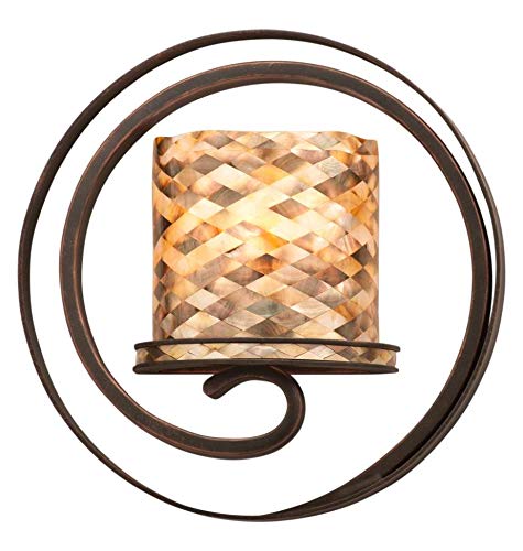 Vintage Copper Monaco 1-Light ADA Compliant Wall Sconce - Antique Finish for Bedroom, Hallway & Bathroom Lighting