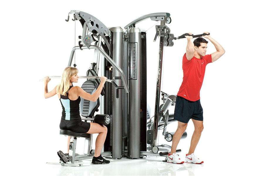 TuffStuff Apollo 7300 3 Station Multi Gym System - Home Gym Equipment for Full Body Workout - Perfect for Strength Training, Weight Lifting & Fitness at Home