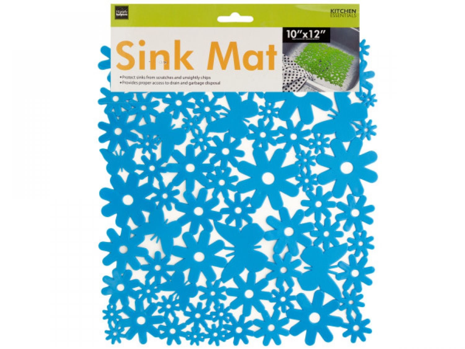 Handy Helpers Protective Sink Mat Set of 48 - Non-Slip Kitchen Sink Liner for Dishes & Utensils | Durable Silicone Drainage Mat for Kitchen Countertops & Dining Areas | Perfect for Dish Drying, Organizing, and Protecting Surfaces