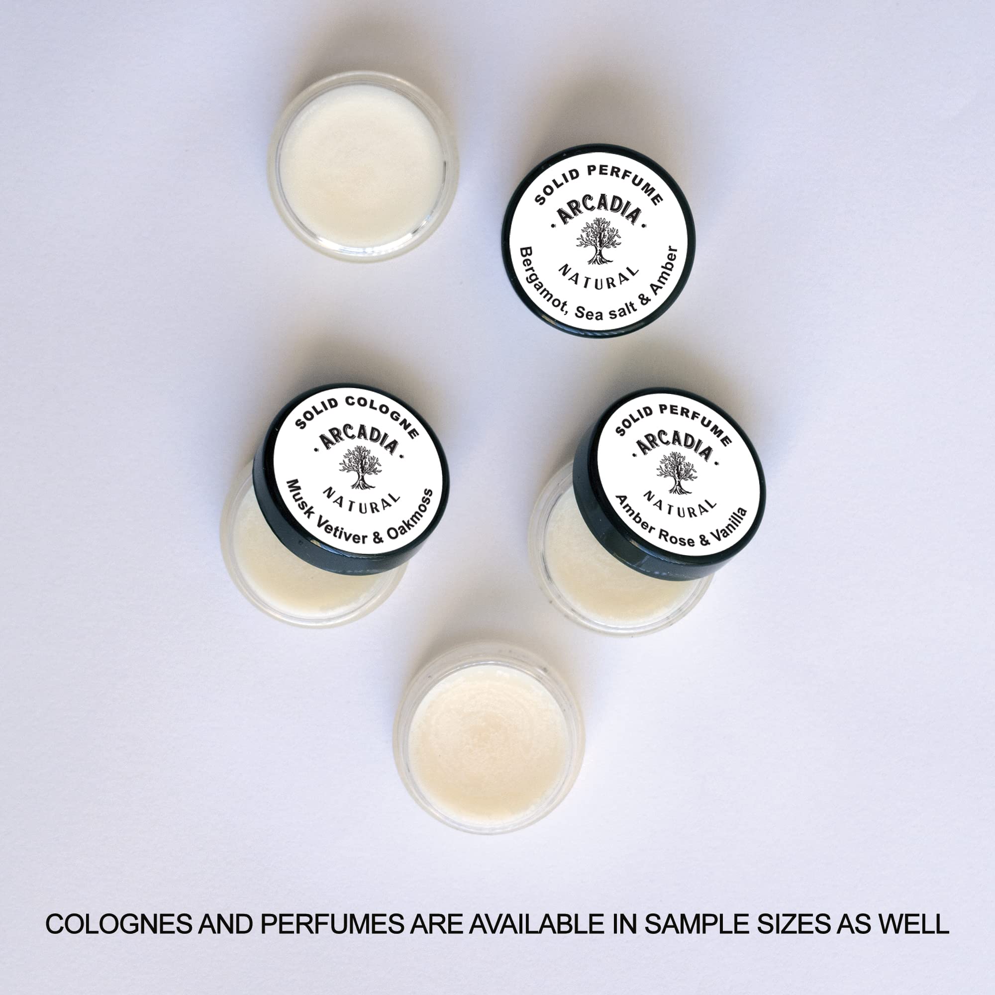 Handcrafted Vegan Sandalwood Solid Cologne - Natural Oils & Butters, Alcohol-Free Fragrance for Men | Perfect for Travel, Office & Everyday Wear