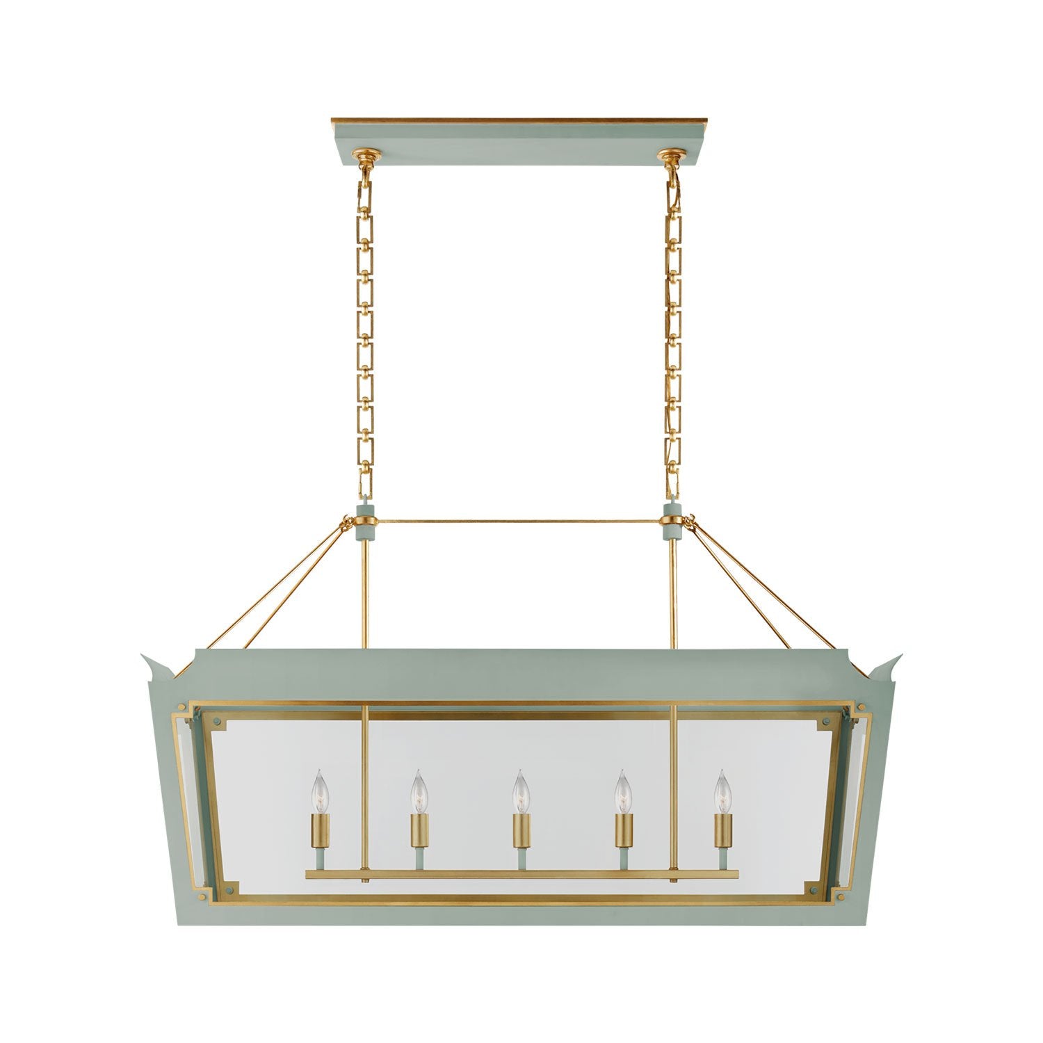 Caddo Medium Linear Lantern - Modern Outdoor Lighting for Patio, Garden, and Porch - Durable Weatherproof Design for Year-Round Use