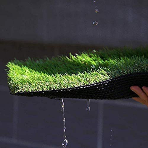 Premium Artificial Grass Turf for Pets - 3.3' x 5' Realistic Indoor/Outdoor Pet Turf with Drainage Mat (6 Pack, 16.5 sq ft) - Perfect for Dog Runs, Cat Play Areas, Balconies, Patios & Garden Landscaping