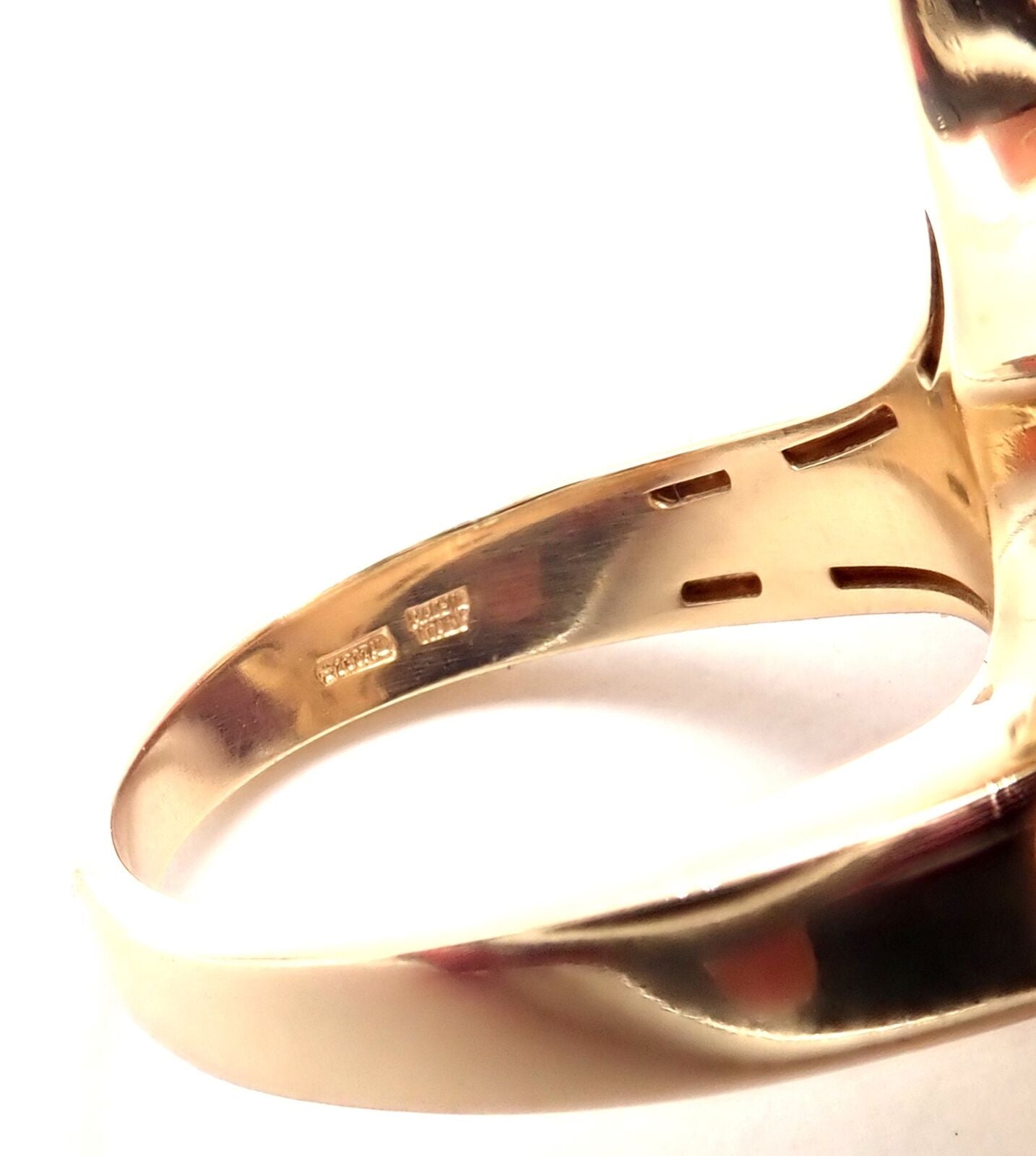 Authentic Bvlgari Bulgari Cicladi 18k Yellow Gold Large Ring for Women - Luxury Statement Jewelry for Weddings, Parties & Special Occasions