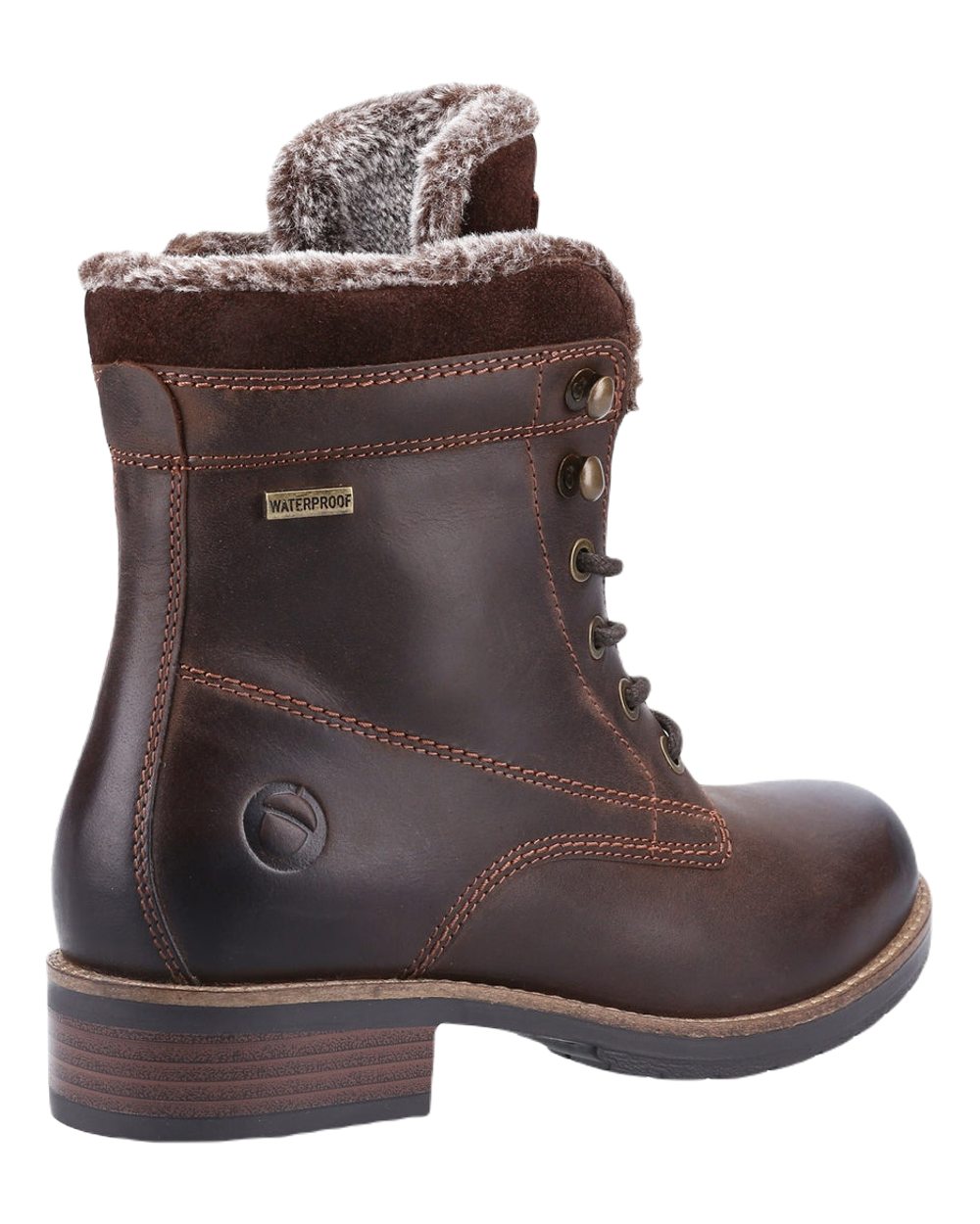 Cotswold Daylesford Mid Boots - Waterproof Leather Ankle Boots for Women, Comfortable Walking Shoes for Outdoor & Casual Wear - Perfect for Hiking, Travel & Everyday Use