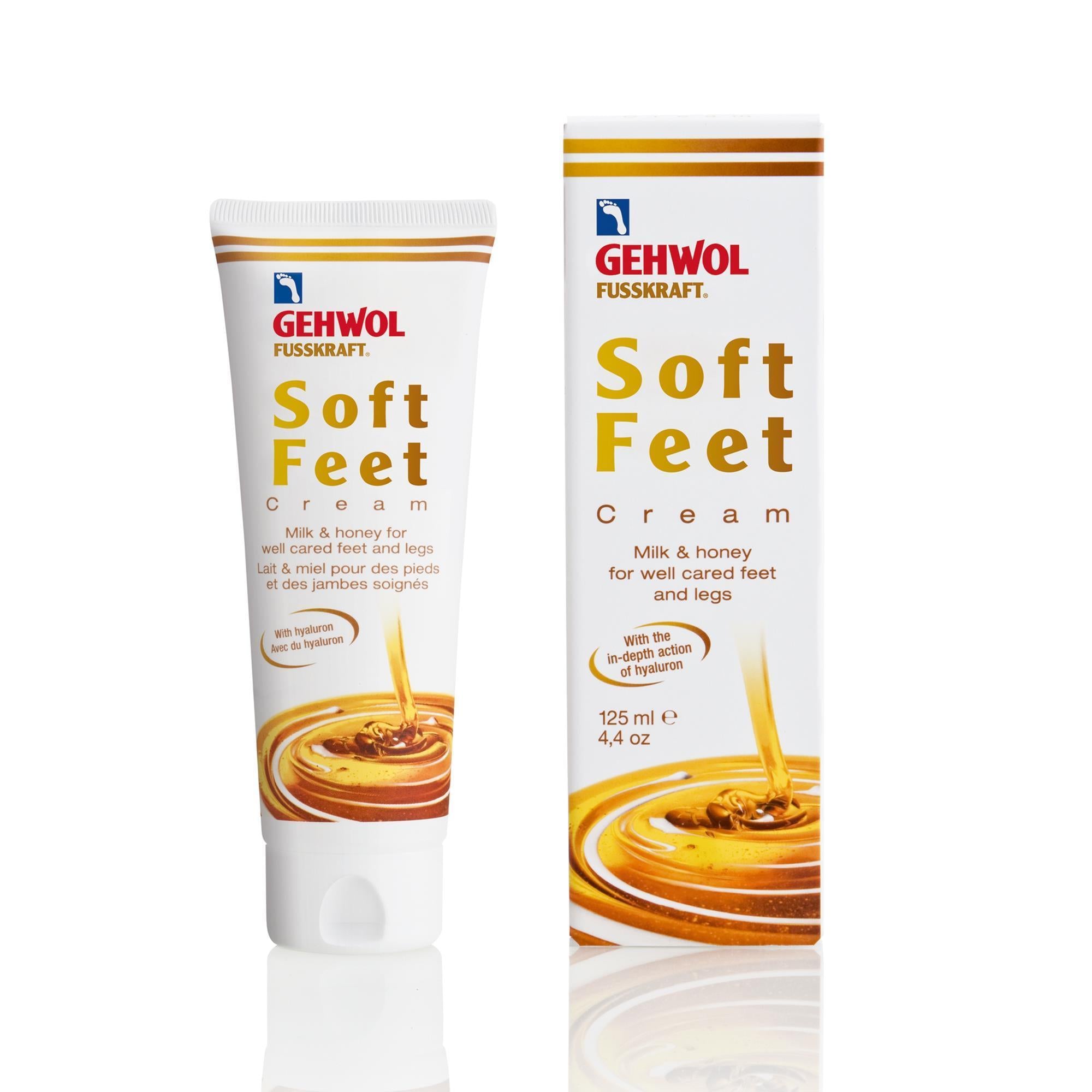 Gehwol Soft Feet Cream - Intense Moisturizing Foot Care for Dry & Cracked Heels - Perfect for Daily Use & Pedicures