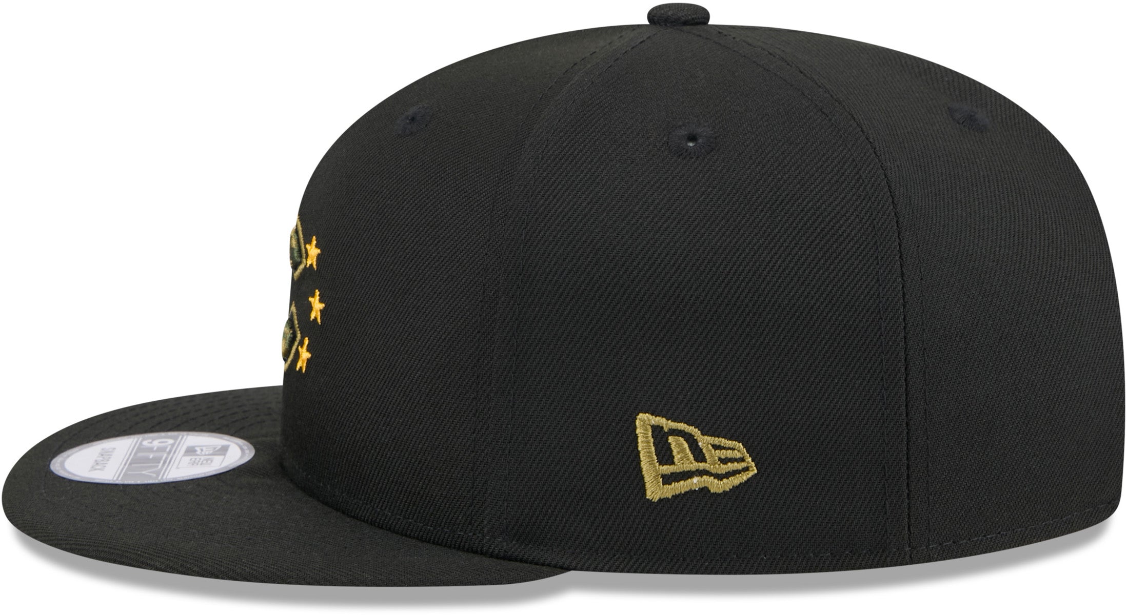 Chicago Cubs New Era 9Fifty MLB 2024 Armed Forces Day Black Snapback Hat - Official Licensed Baseball Cap for Men & Women - Perfect for Games, Military Appreciation & Casual Wear
