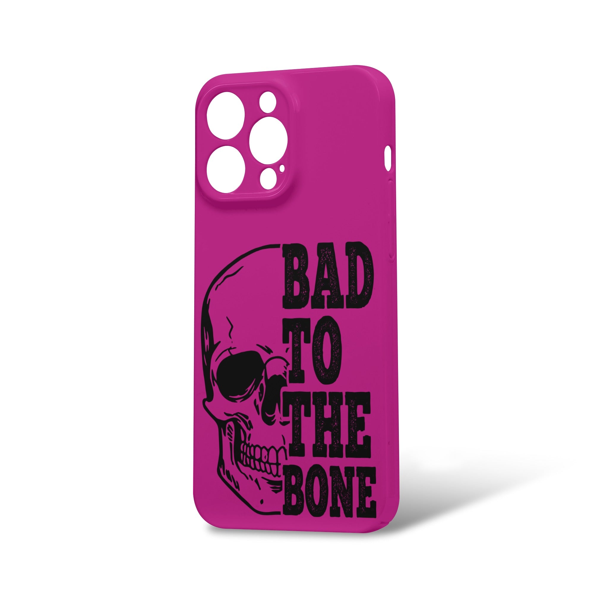 Bad To The Bone iPhone 15 Pro Max Case - Shockproof Protective Cover for iPhone 15 Pro Max (6.7 inch) - Durable Slim Design for Everyday Use, Work & Outdoor Activities