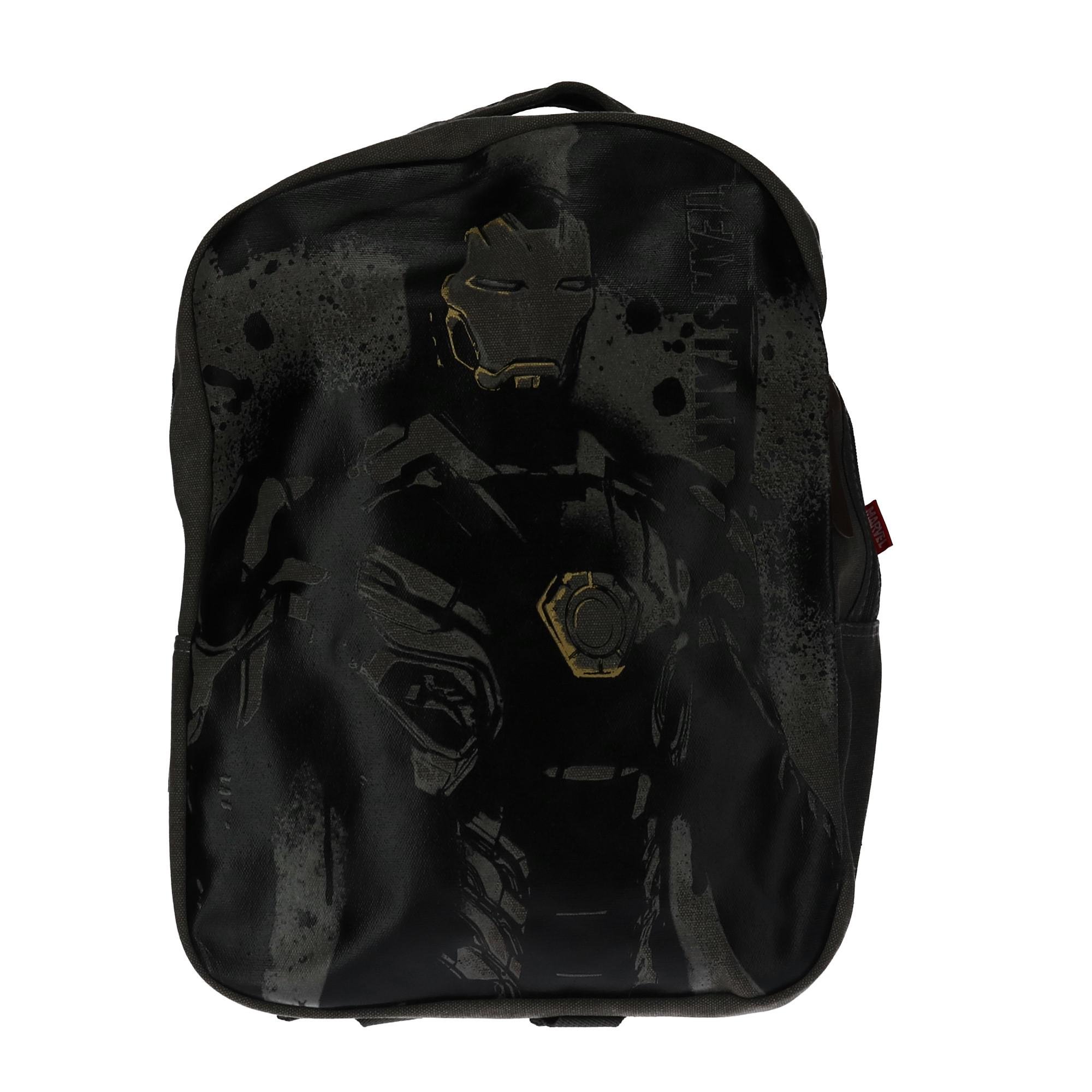 Iron Man Backpack for Men & Women - Durable Canvas Marvel Superhero School Bag - Perfect for Cosplay, Comic Con, Travel & Everyday Use