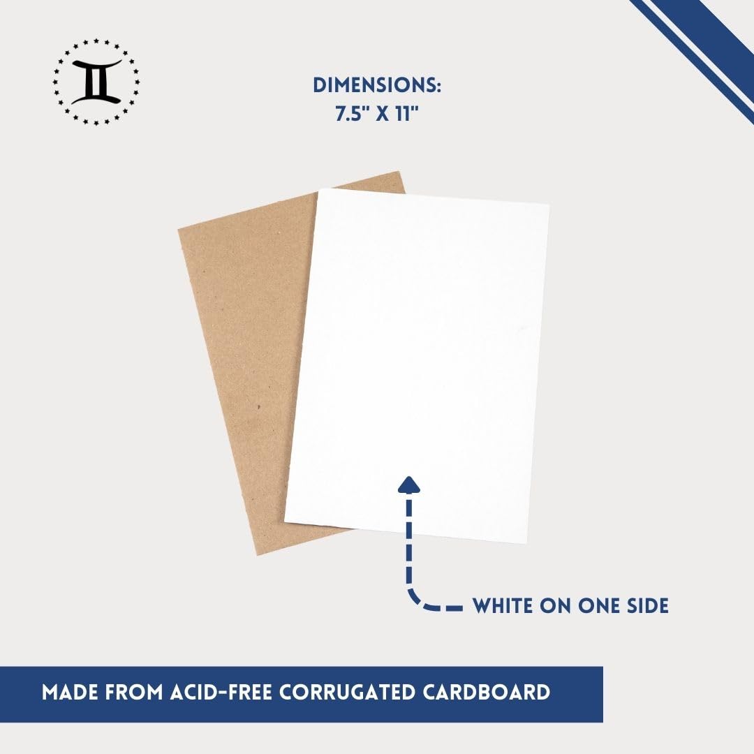 Gemini Comic Book Box Dividers - Pack of 100 Cardboard Dividers for Comic Book Storage Boxes | Bulk Comic Book Supplies for Retailers & Collectors | Compatible with Gemini Comic Book Mailers | Perfect for Comic Book Organization, Retail Display & Collectible Storage