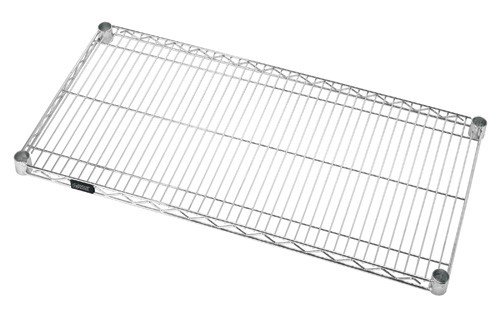 Stainless Steel Wire Shelves 36 x 48 Inches - Heavy Duty Metal Storage Rack for Kitchen, Garage, Pantry & Commercial Use