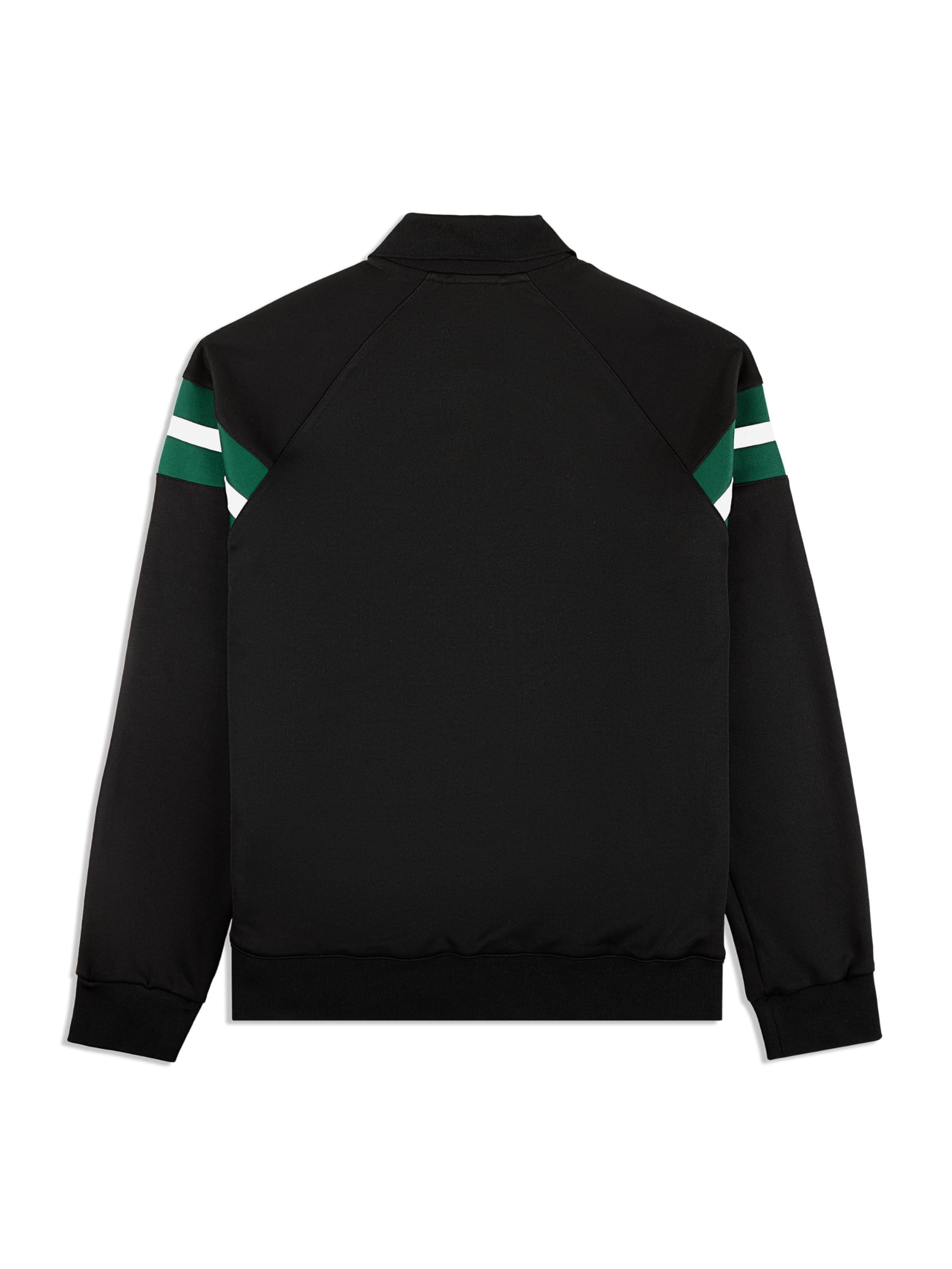 Sergio Tacchini Men's Rimini Track Jacket - Black - Lightweight Running Jacket for Men - Perfect for Jogging, Gym Workouts & Casual Wear