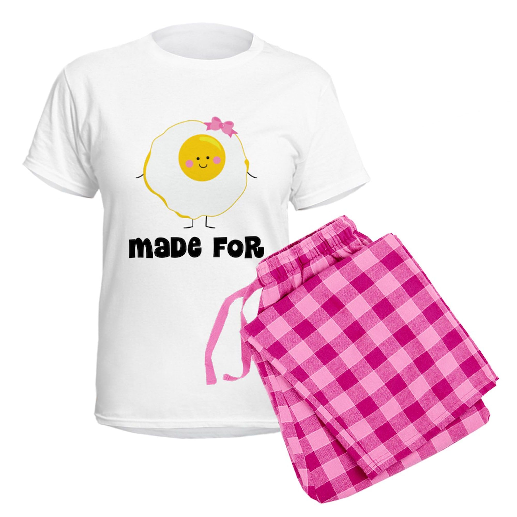 Egg and Bacon Couples Pajamas Set - Women's Comfortable Cotton Sleepwear for Valentine's Day & Anniversary Gifts | Matching Couple PJs for Romantic Nights & Cozy Sleep