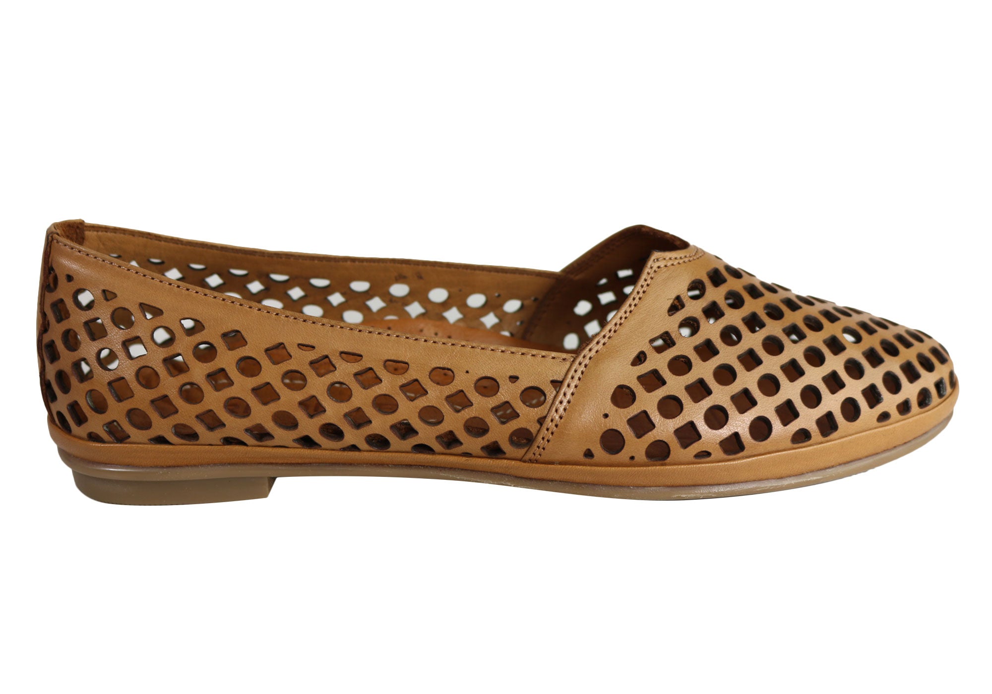 Orizonte Aria Women's Comfortable Soft Leather Flat Shoes - European Style for Casual Wear, Office & Travel