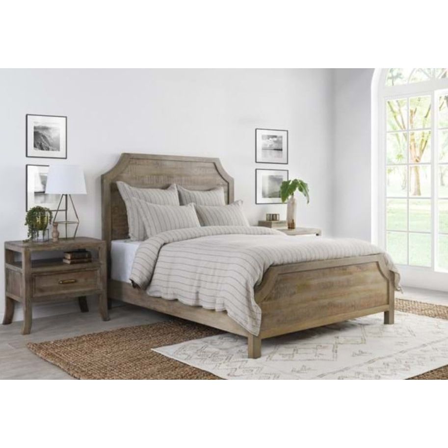 Monaco Natural 3-Piece King Size Duvet Cover Set - 100% Organic Cotton Bedding for Luxurious Sleep | Perfect for Master Bedroom & Guest Room Decor