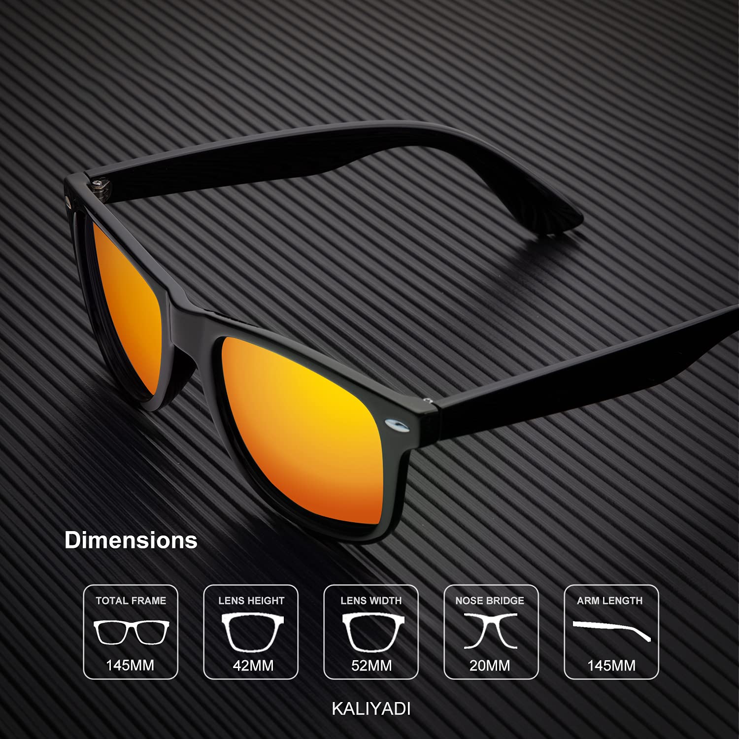 Polarized Sunglasses for Men & Women - UV Protection Unisex Driving Shades - Perfect for Outdoor Sports, Beach & Daily Wear