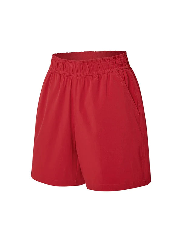 Always Stretchy Shorts for Women - Comfortable Elastic Waist Casual Shorts | Perfect for Yoga, Running, Gym Workouts & Lounge Wear
