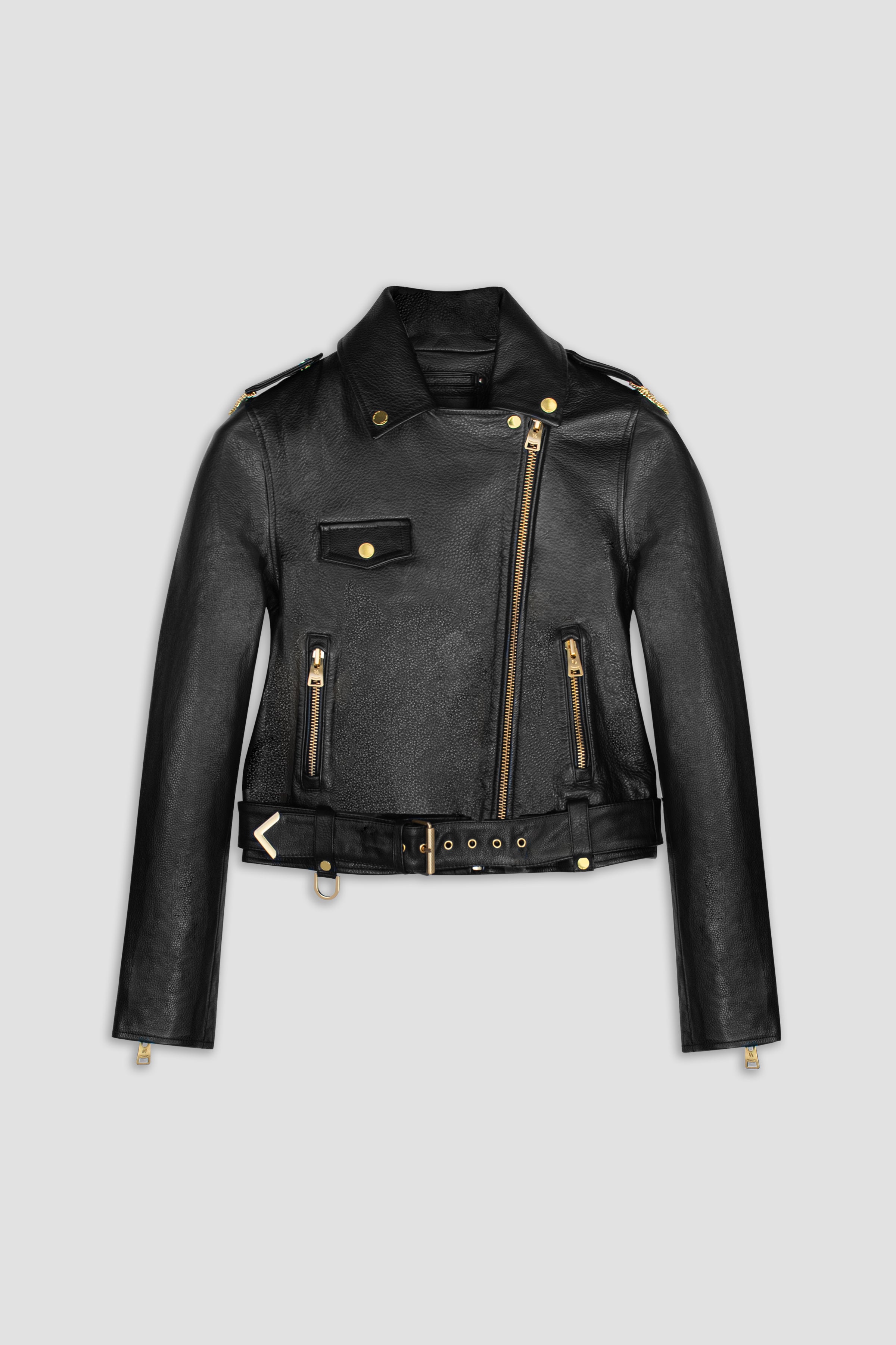 Women's Biker Jacket - Stylish Leather Motorcycle Jacket for Women | Fashionable Outerwear for Riding, Casual Wear & Night Out