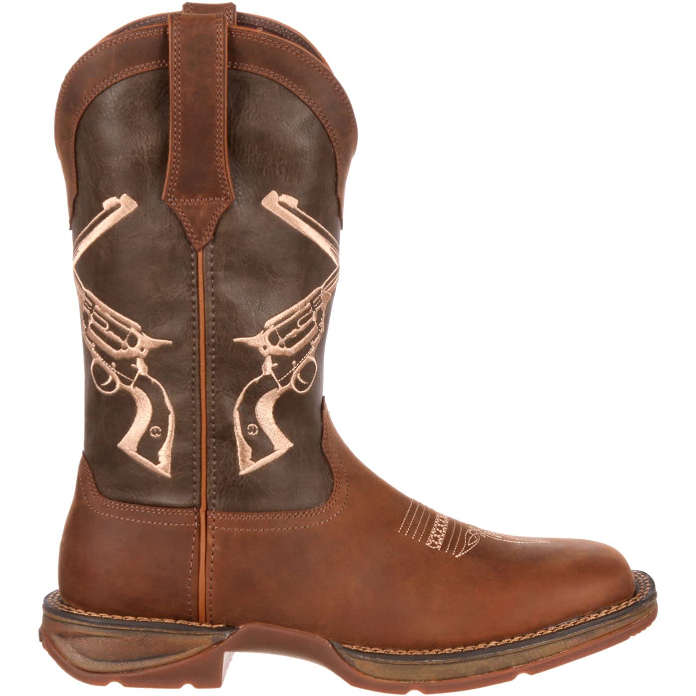 Durango Men's Rebel Western Boot - Genuine Leather Cowboy Boots for Men - Durable & Comfortable Riding Boots for Country, Rodeo & Outdoor Adventures