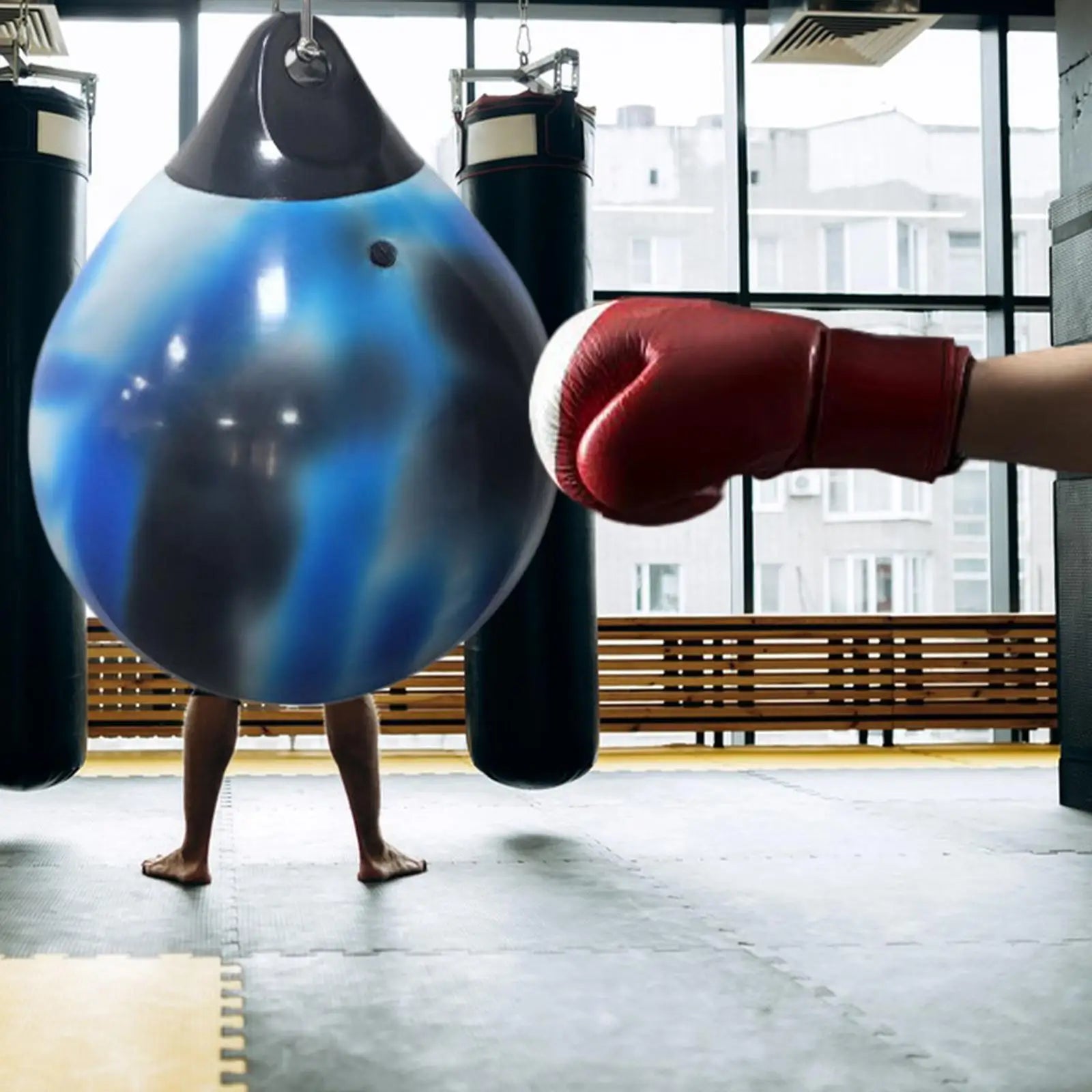 Heavy Duty Water Punching Bag - Water Resistant Hanging Boxing Bag for MMA, Muay Thai & Fitness Training - Perfect for Home Gym, Boxing Workouts & Stress Relief