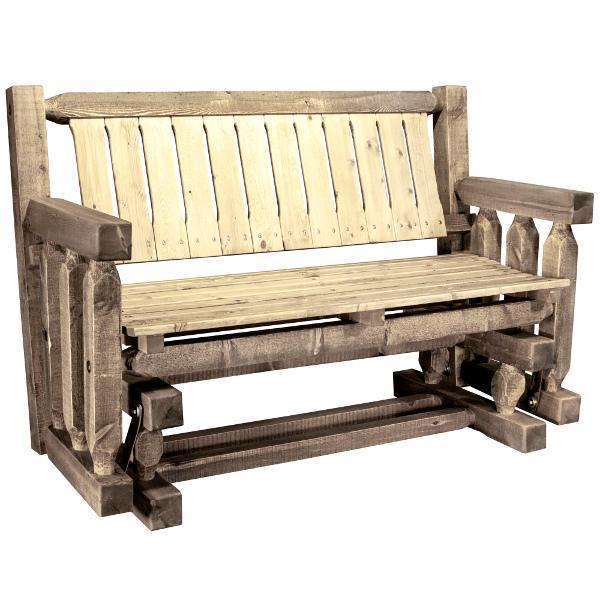 Homestead Collection Glider - Comfortable Patio Rocking Chair for Porch, Garden & Backyard Relaxation | Durable Outdoor Furniture for Adults & Seniors