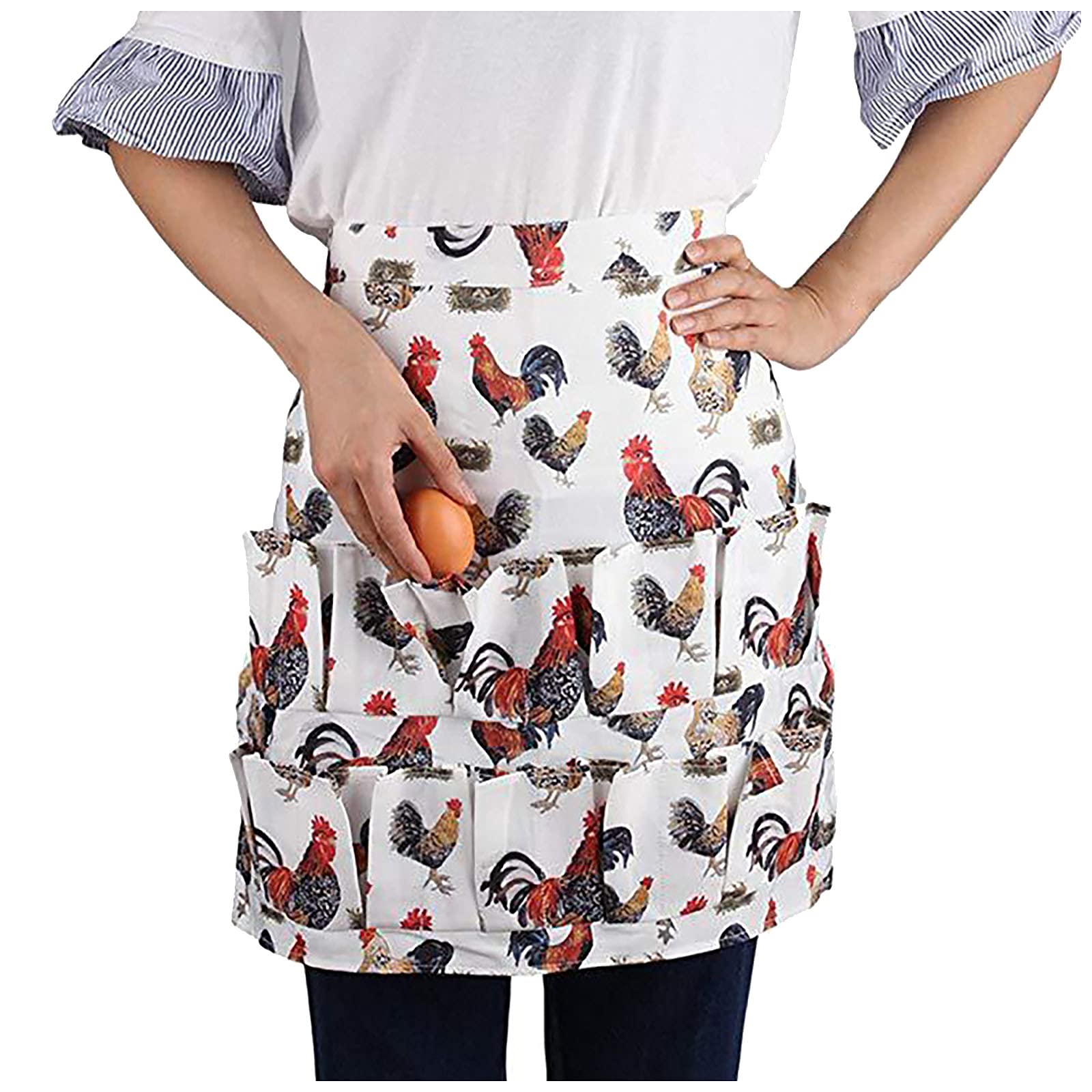 Farm Fresh Egg Collecting Apron - Holds 12 Chicken, Duck & Goose Eggs - Durable Egg Storage Pouch for Farmers & Homesteaders - Perfect for Gathering, Storing & Transporting Eggs on the Farm
