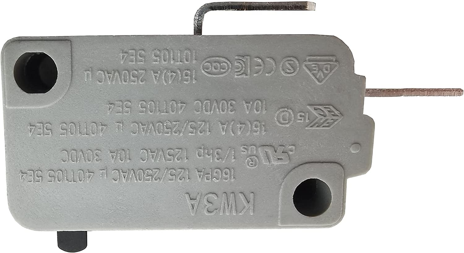 KW3A Microwave Oven Door Switch 16A 125/250V - 2 Normally Open & 1 Normally Close Replacement Part for Microwave Repair - Perfect for Home Appliance Maintenance and DIY Fixes