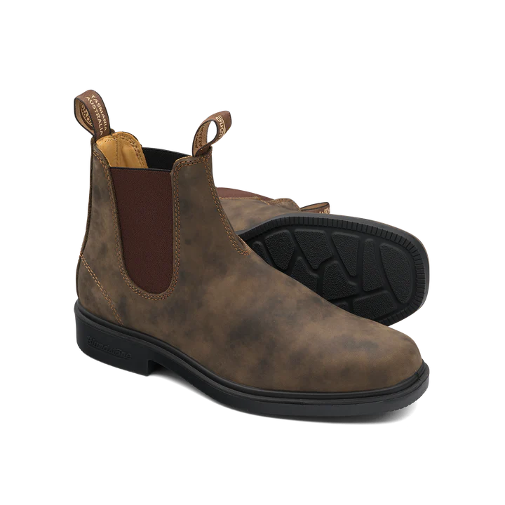 Blundstone 1306 Rustic Brown Leather Chelsea Boots - Comfortable & Stylish Dress Boots for Men & Women | Perfect for Work, Casual Outings & Outdoor Adventures