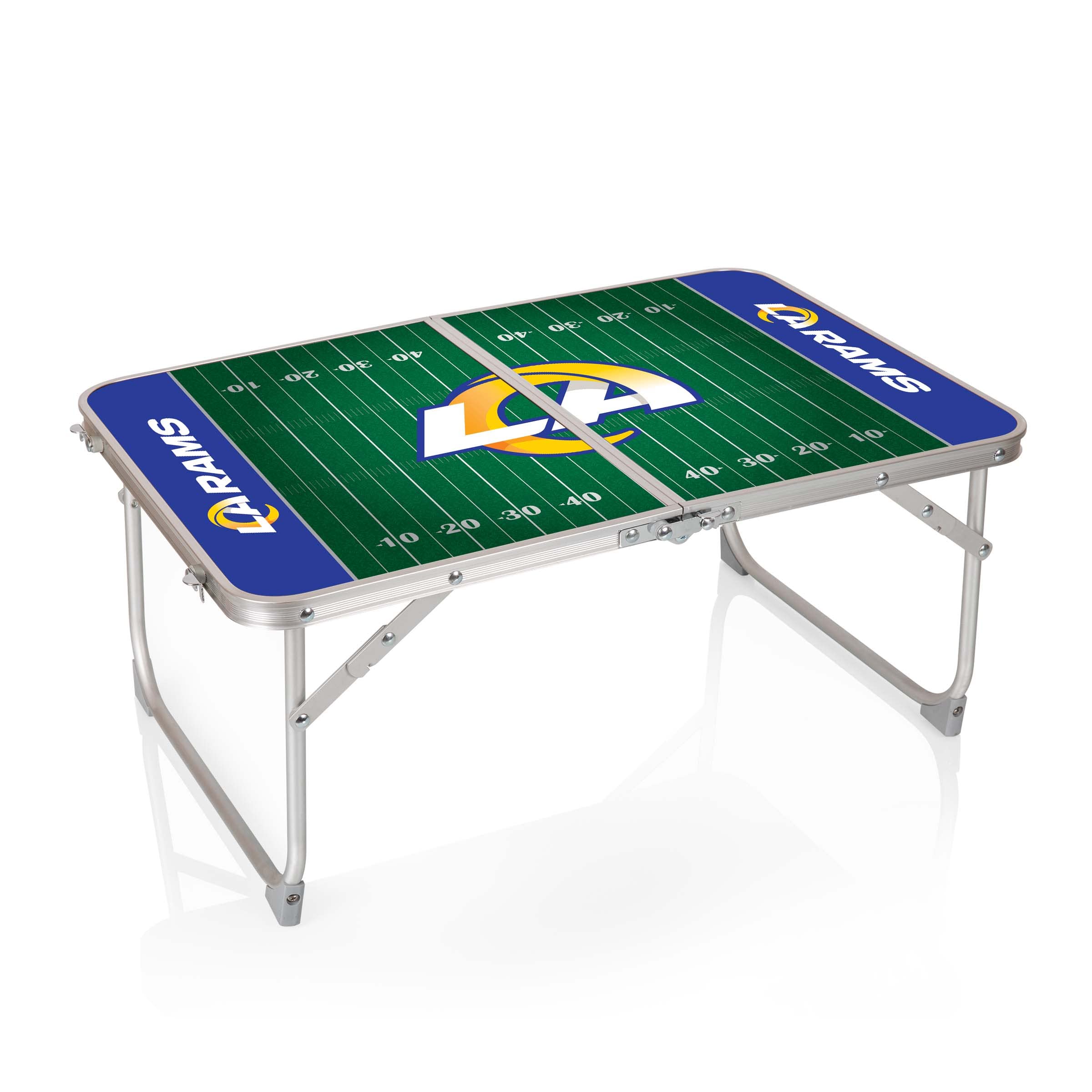 PICNIC TIME NFL Concert Mini Portable Folding Table - Small Lightweight Picnic Table for Outdoor Games, Tailgating, Camping & Beach Parties
