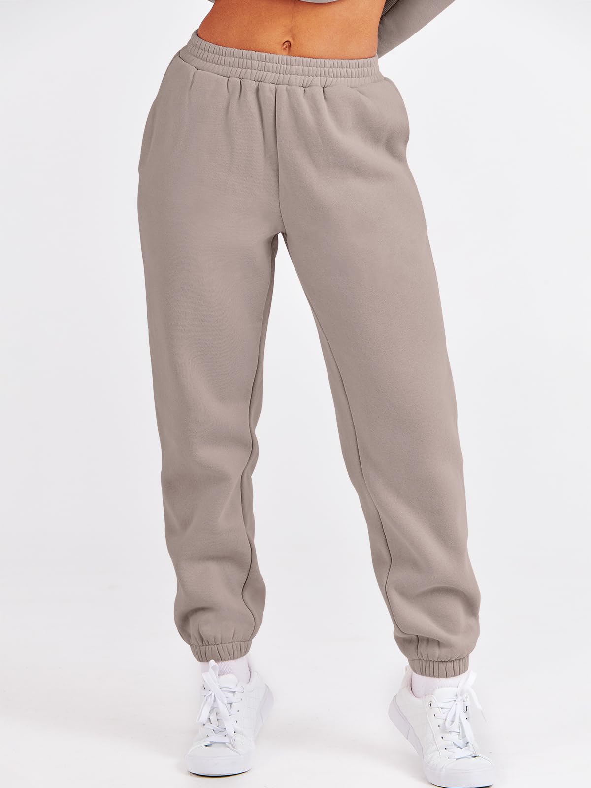 ANRABESS Women's 2 Piece Lounge Set - Long Sleeve Crewneck Sweatshirt & Jogger Pants Tracksuit - Cozy Fall Outfit for Home, Travel & Casual Wear 2024