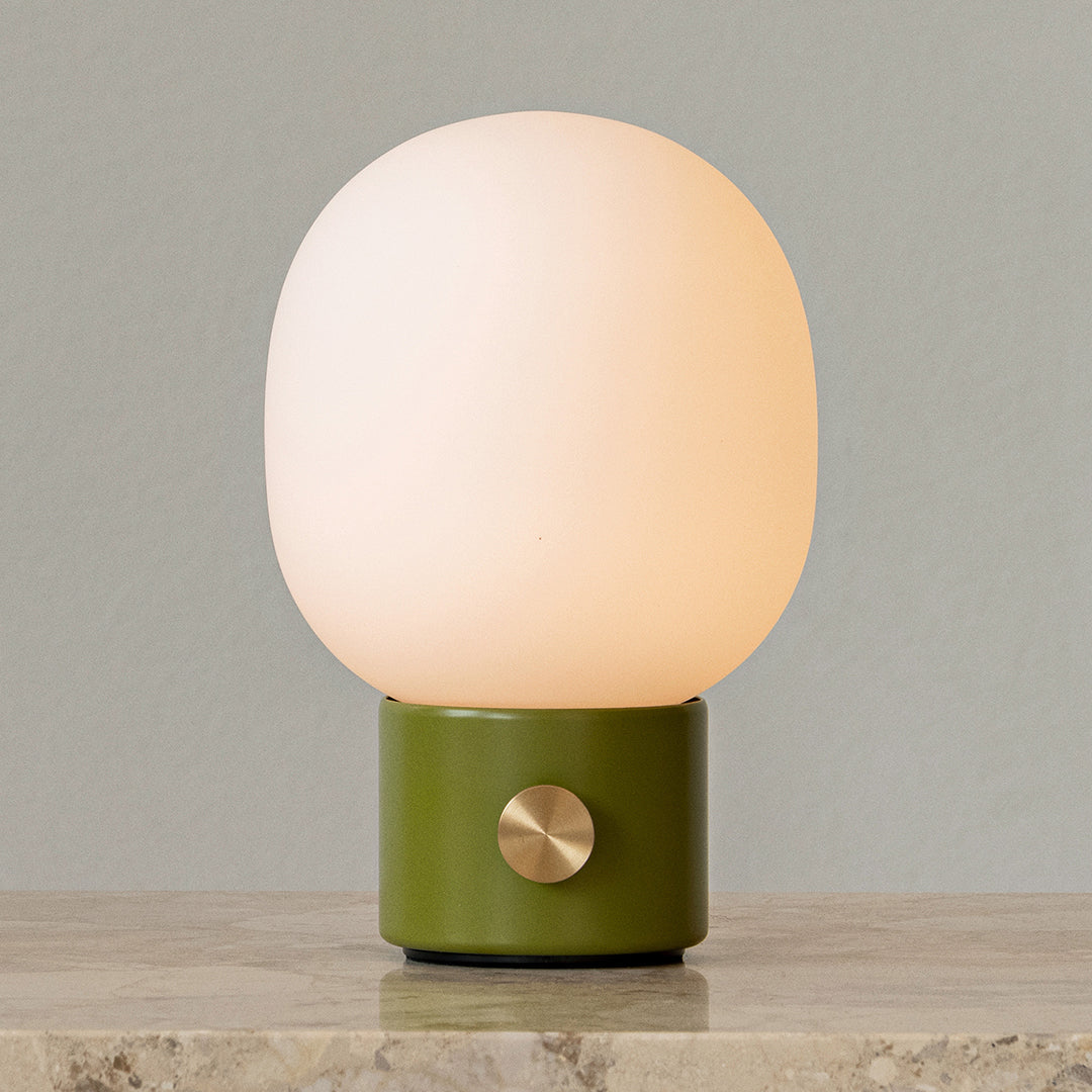 JWDA Portable Table Lamp - USB Rechargeable LED Night Light for Bedroom, Office & Travel - Adjustable Brightness & Warm White Light for Reading & Relaxation