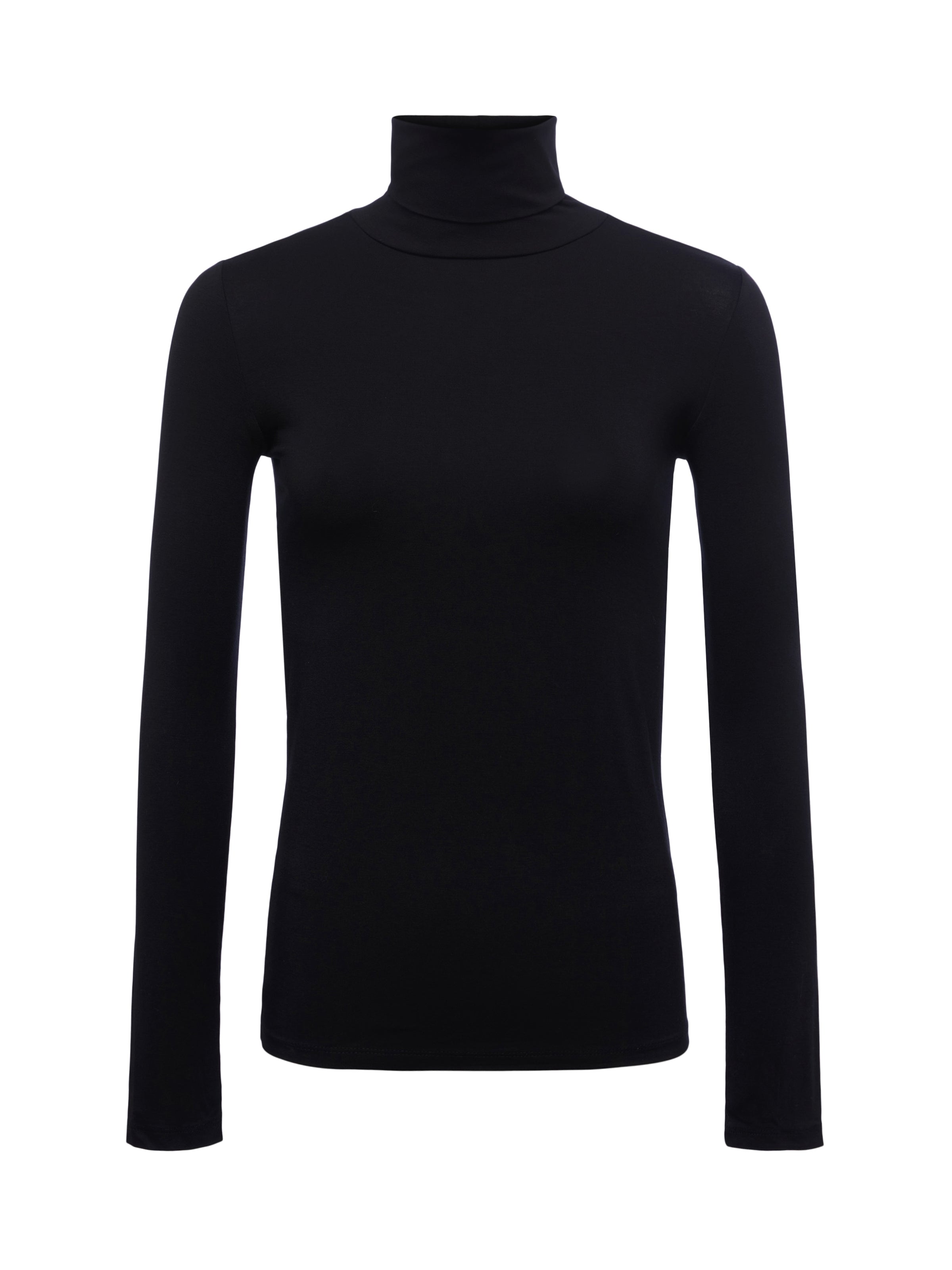 Black Lani Turtleneck Sweater for Women - Soft & Warm Winter Knit Top - Perfect for Office, Date Night & Casual Outfits