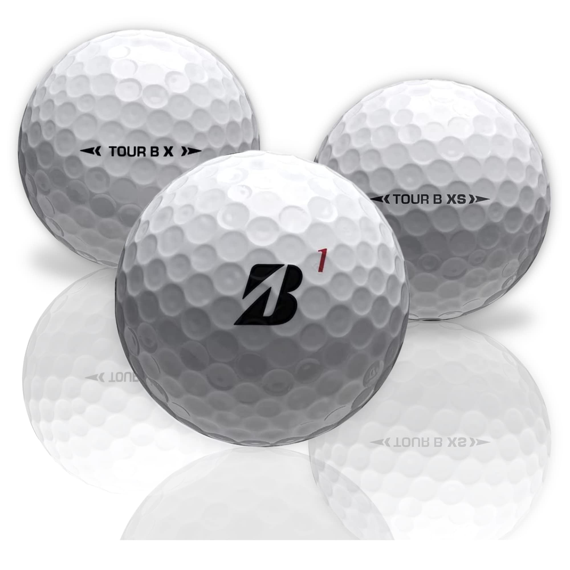 Recycled Bridgestone Tour B X & B XS Golf Balls - Premium Used Golf Balls for Men & Women | Perfect for Practice, Driving Range & Casual Play