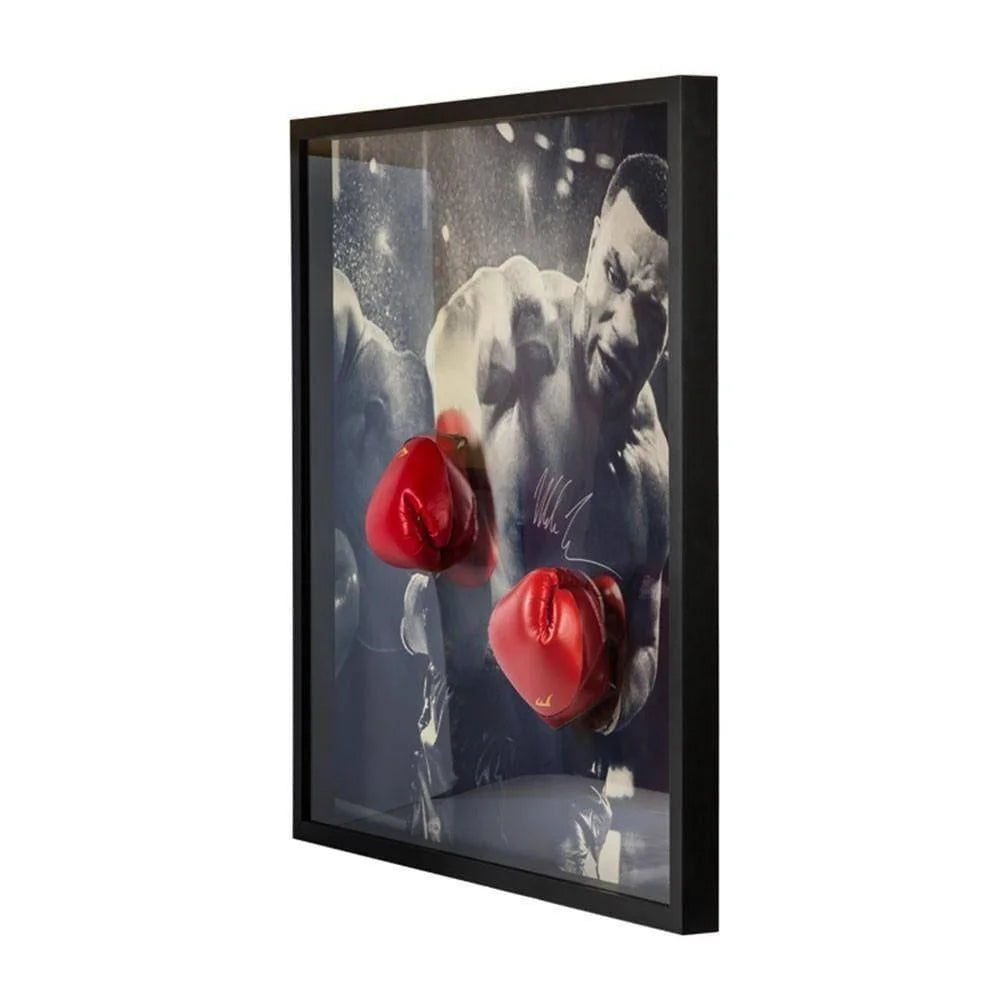 Mike Tyson Autographed Boxing Glove - Framed with UDA COA - Signed Memorabilia for Sports Collectors & Boxing Fans - Perfect for Man Cave, Sports Bar, or Gift for Boxing Enthusiasts