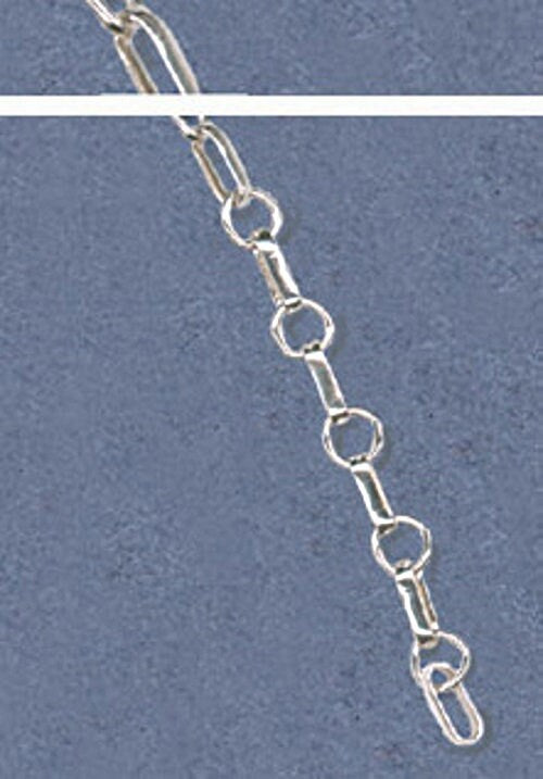 925 Solid Sterling Silver Large Rectangle Chain 5.1mm - Bulk Chain by the Foot - Made in USA - Perfect for Jewelry Making, DIY Crafts & Necklace Designs