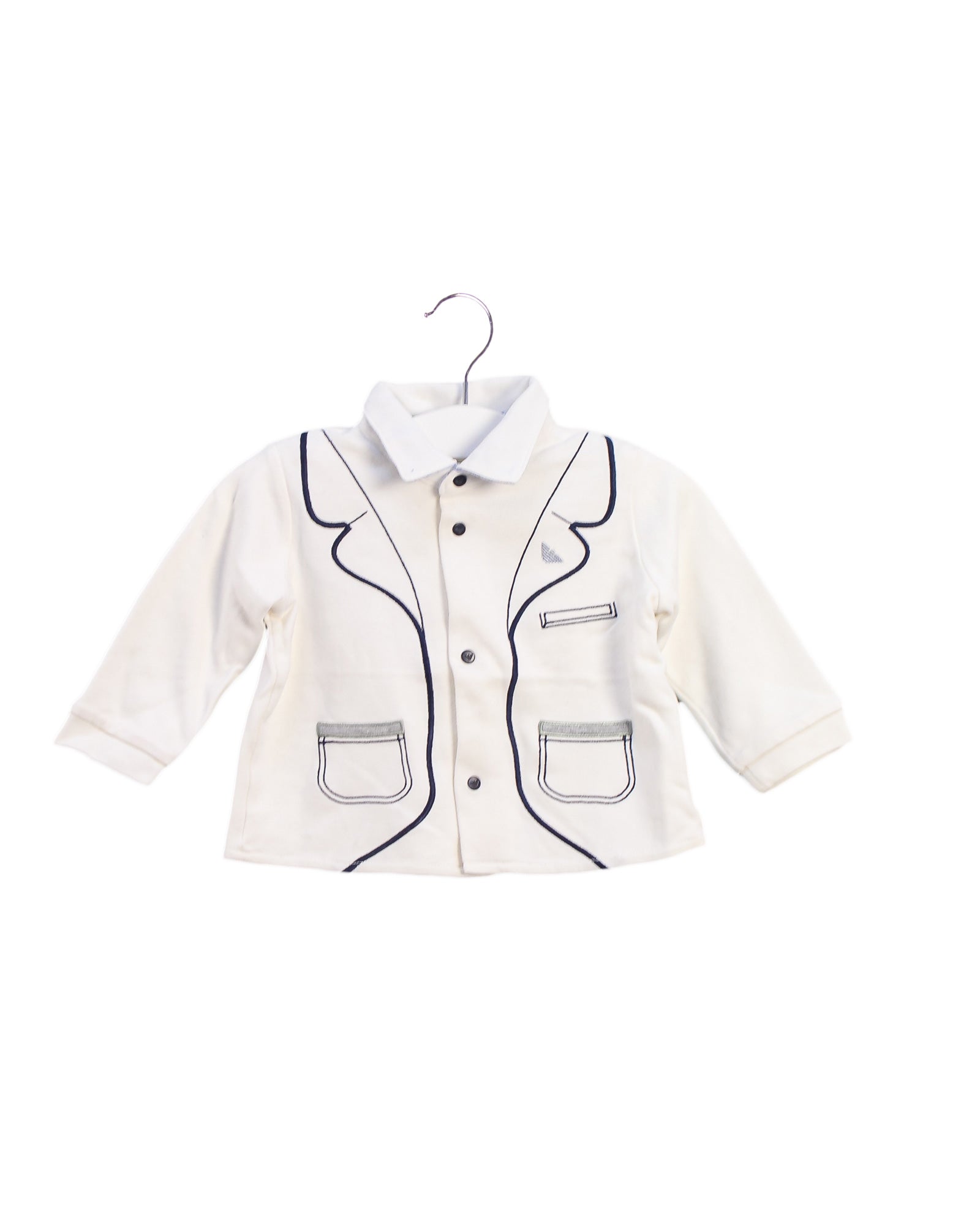 Armani Baby Boys Short Sleeve Cotton Shirt - 10154612 | Casual Outfit for Toddlers, Birthday & Family Photos