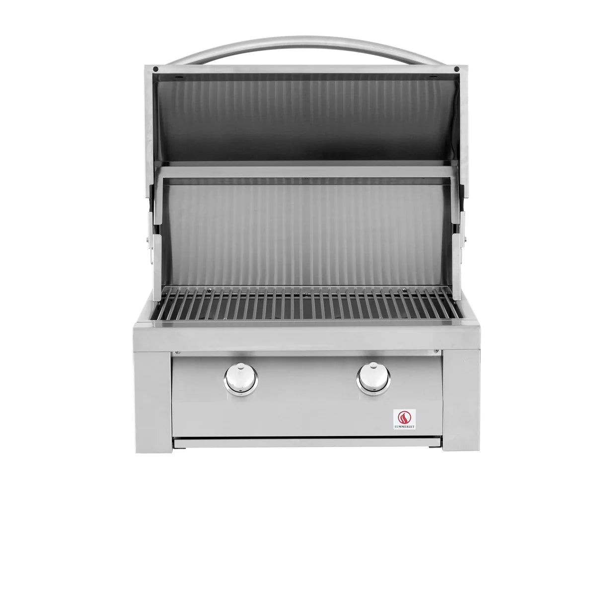Summerset Resort 30-Inch 2-Burner Built-In Natural Gas Grill for Outdoor Kitchen & Backyard BBQ Parties