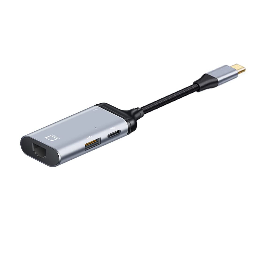 High-Speed USB-C to Gigabit Ethernet Adapter with PD Power Port - 1000Mbps LAN Network Dongle for MacBook, iPad Pro, Chromebook - Perfect for Home Office, Gaming & Video Conferencing