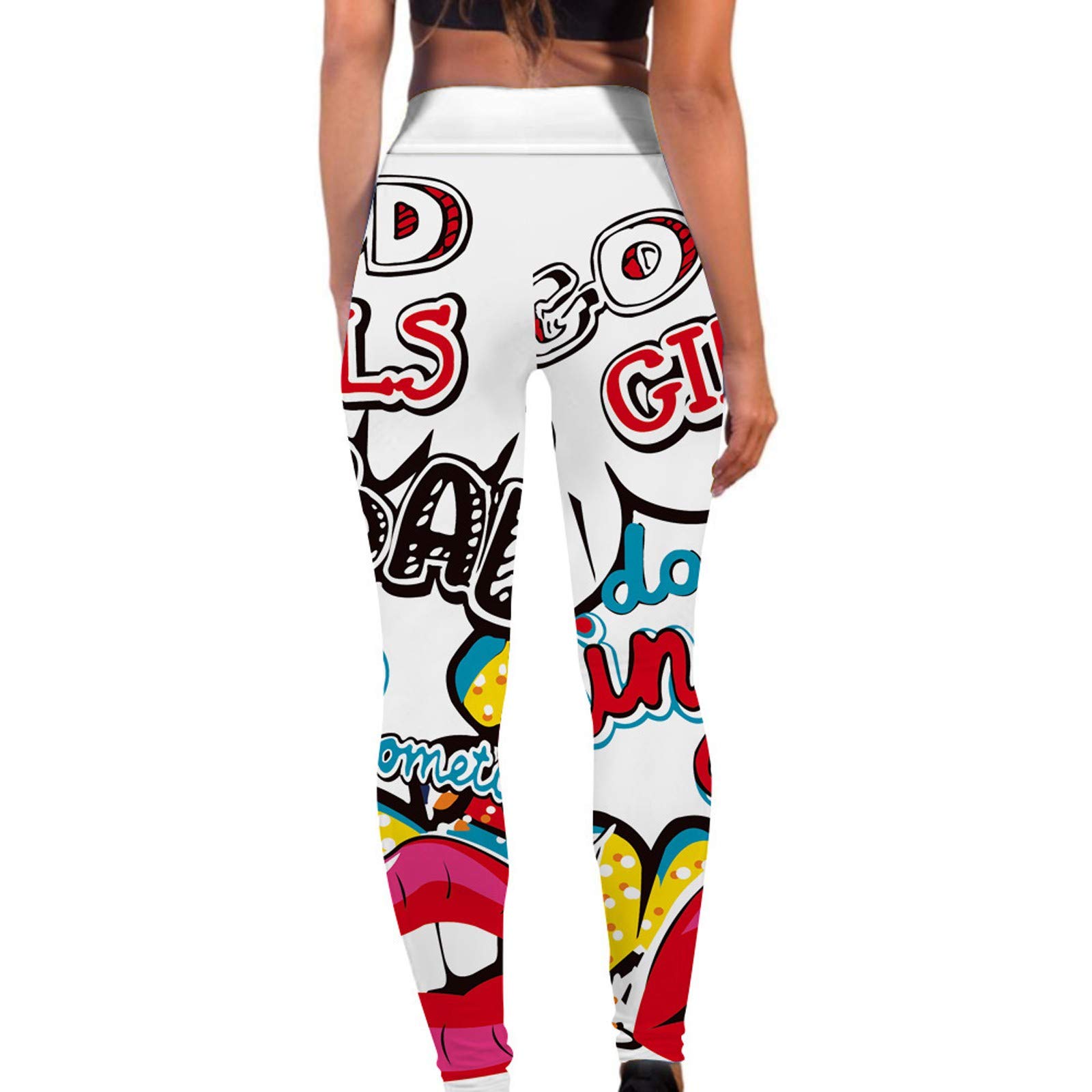 Women's High Waist Yoga Pants - Printed Workout Leggings for Women, Breathable & Stretchy Gym Pants, Fashionable Fitness Tights for Yoga, Running & Lounge Wear